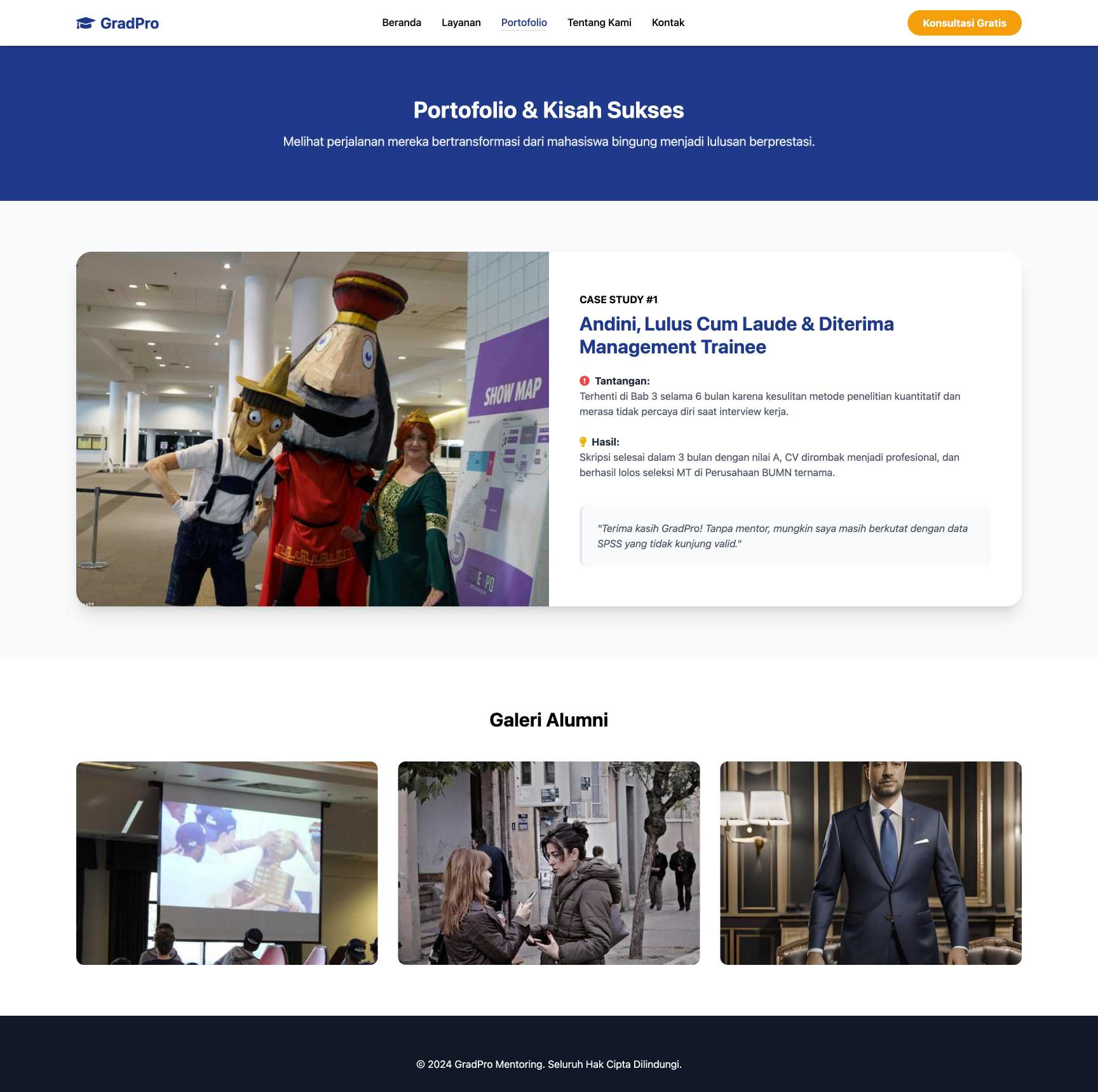 Bimbingan Skripsi & Karir | Portfolio