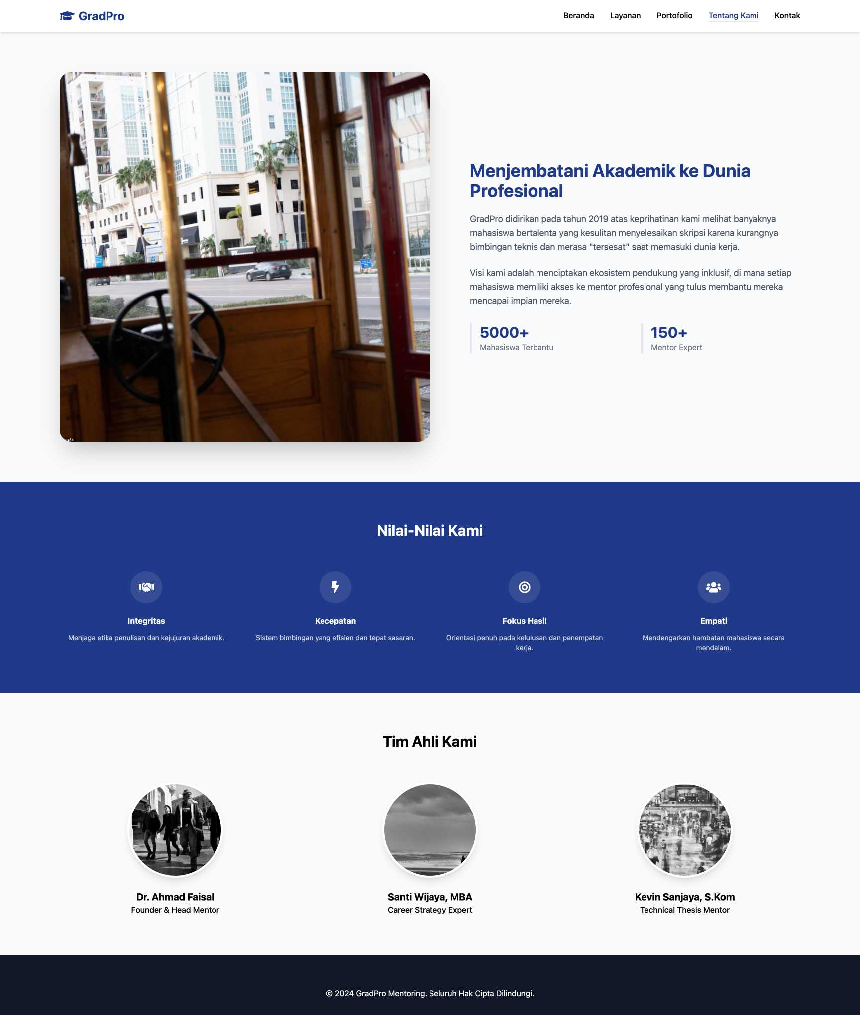 Bimbingan Skripsi & Karir | About