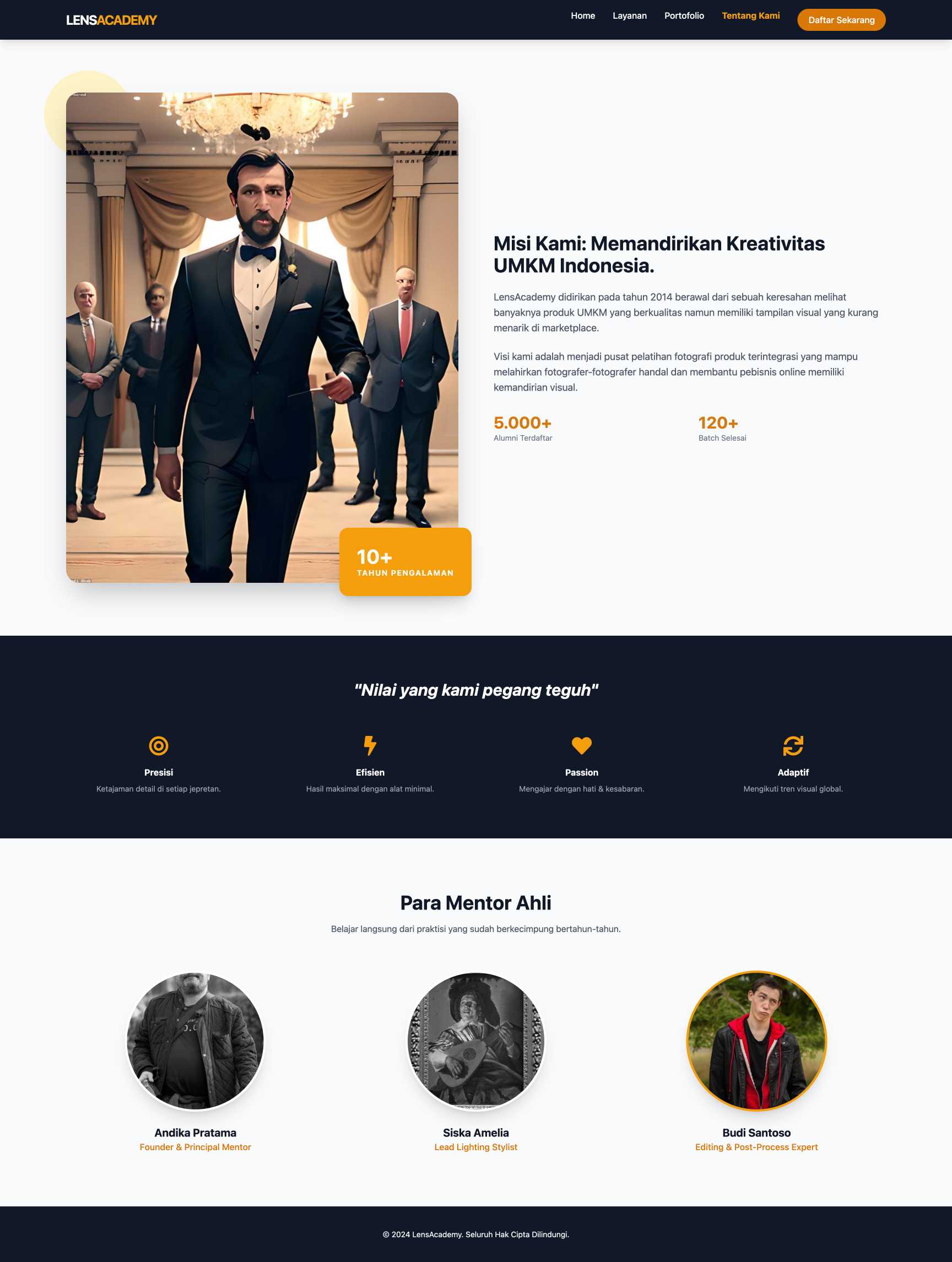 Kursus Fotografi Produk | About