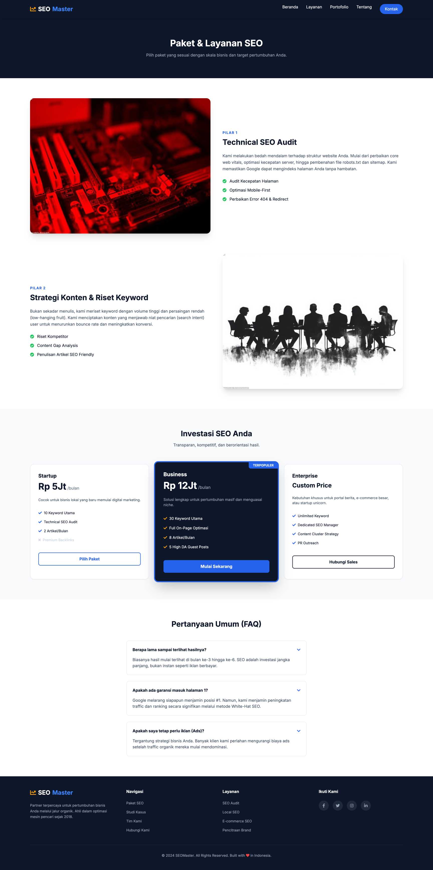 Jasa SEO Specialist | Service