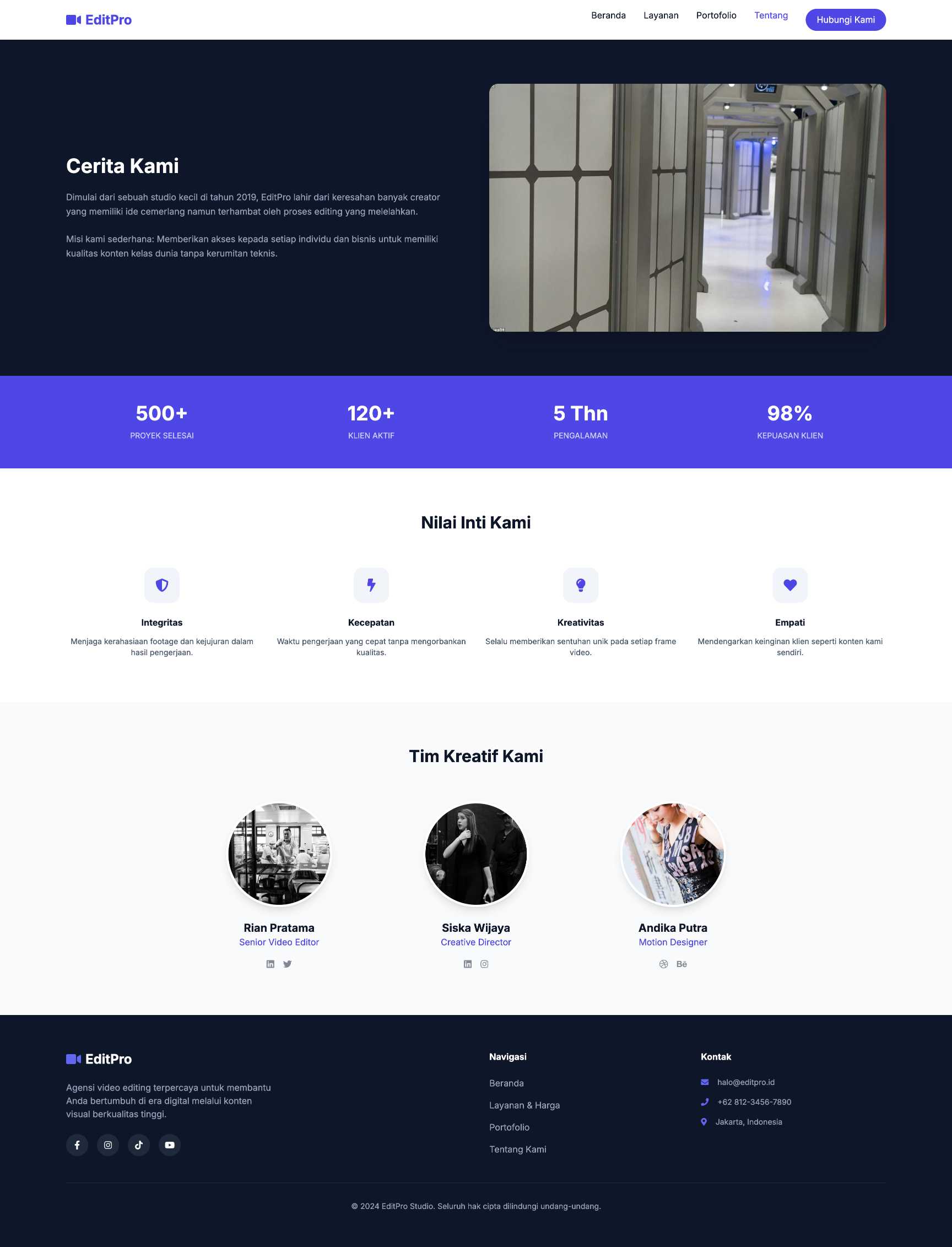 Jasa Video Editing Konten | About