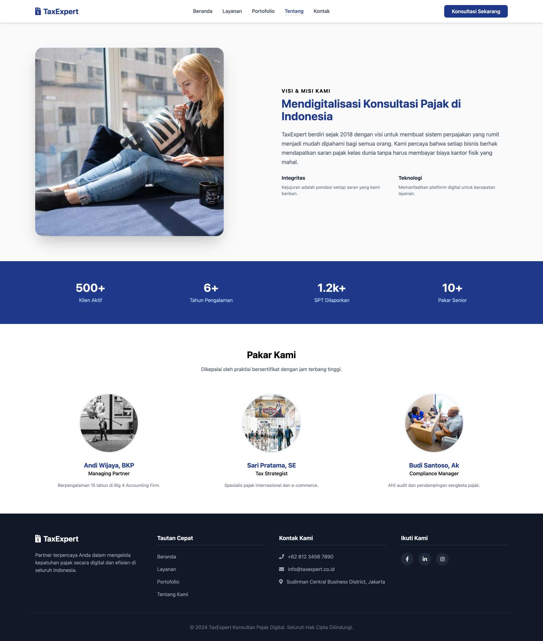 Jasa Konsultan Pajak Online | About