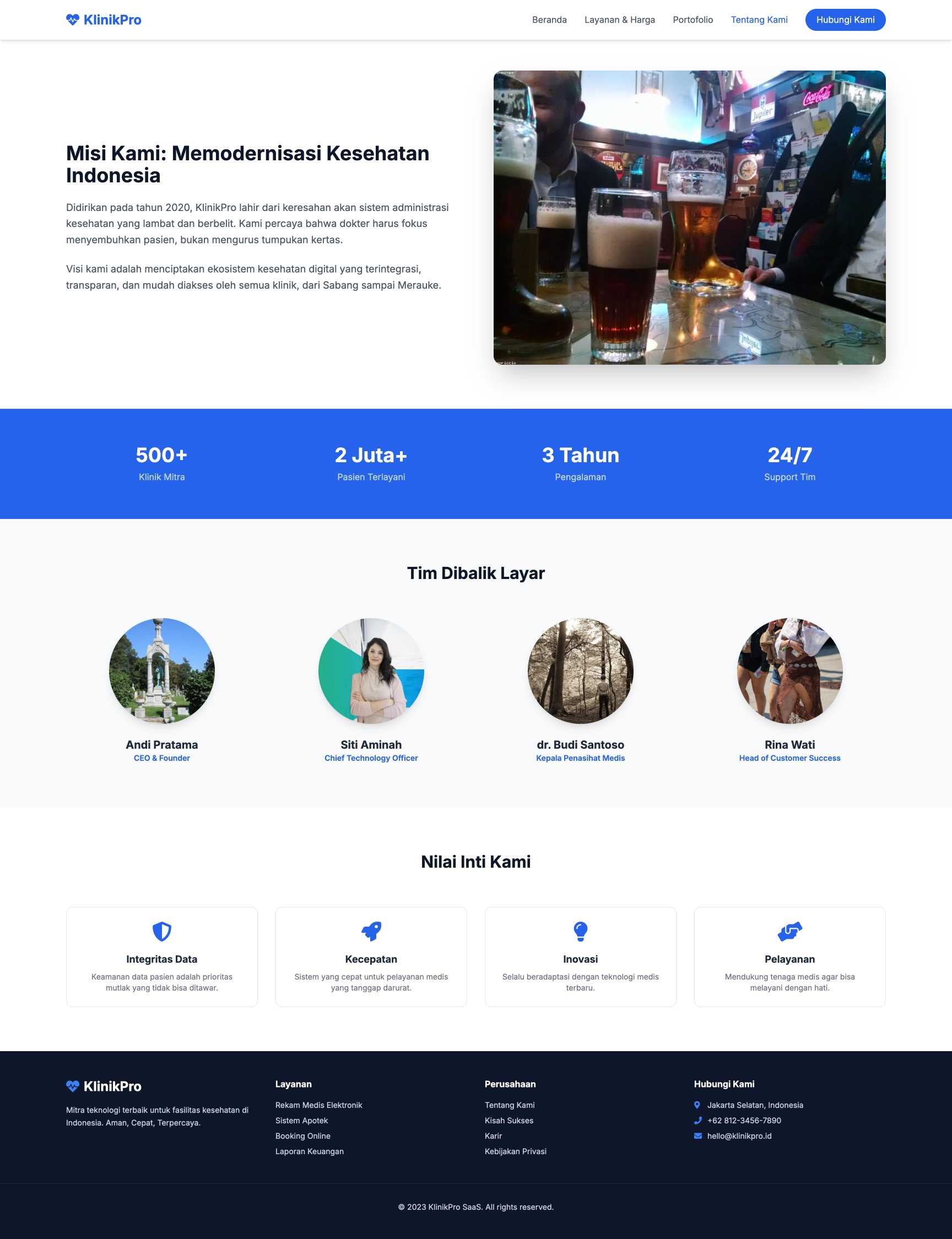 SaaS Klinik Digital | About