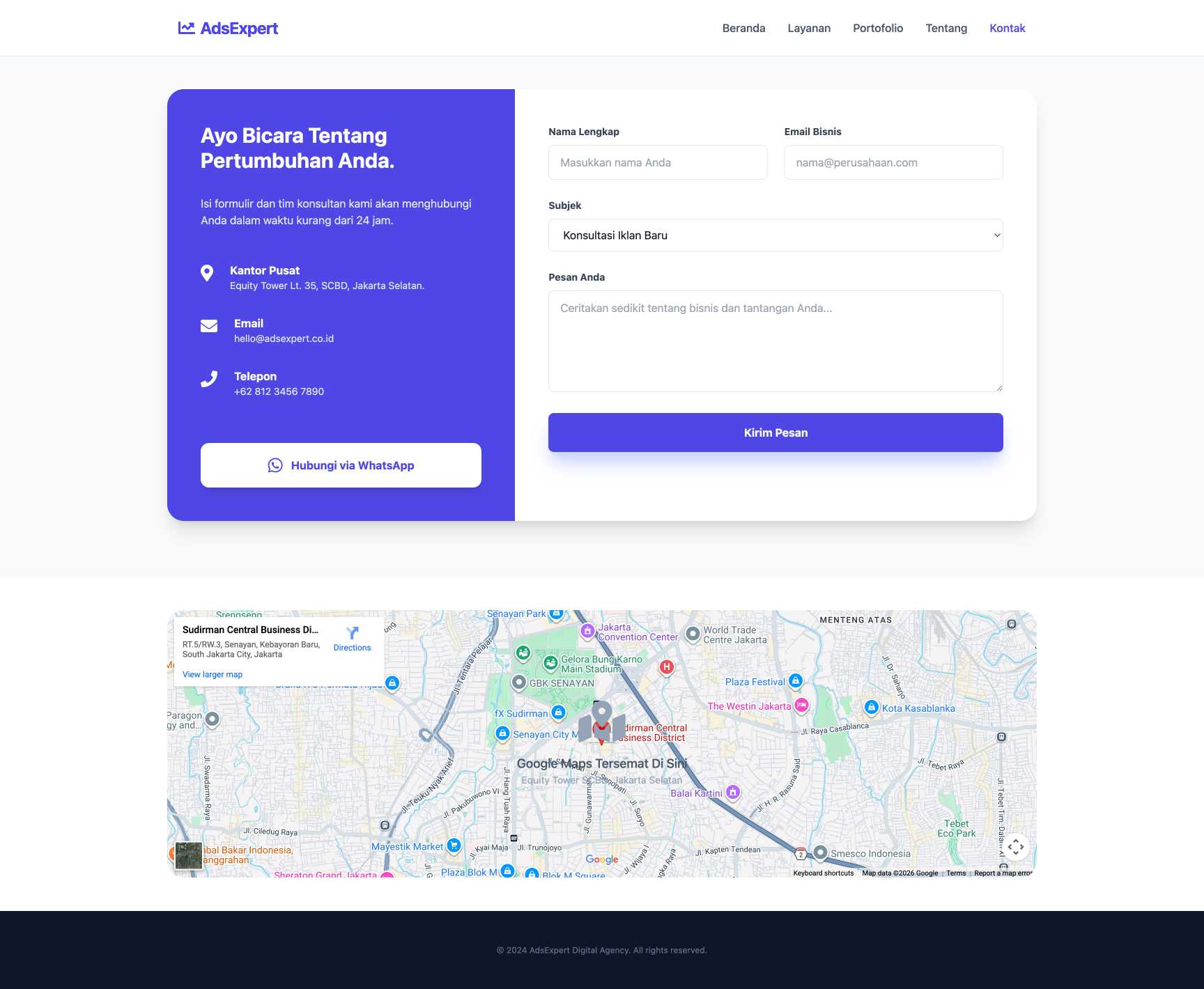 Jasa Digital Ads Specialist | Contact