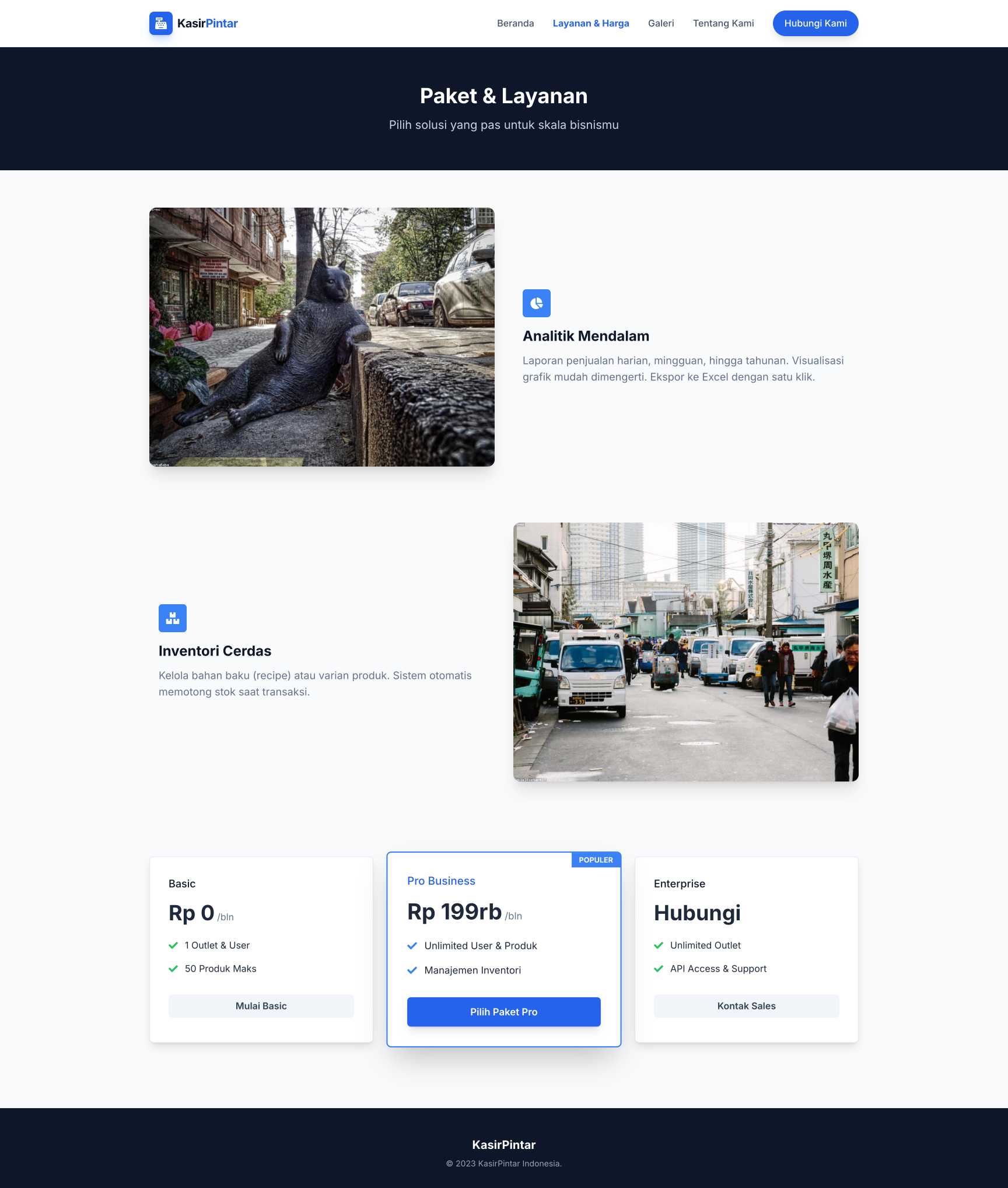 SaaS Kasir Pintar (POS) | Service