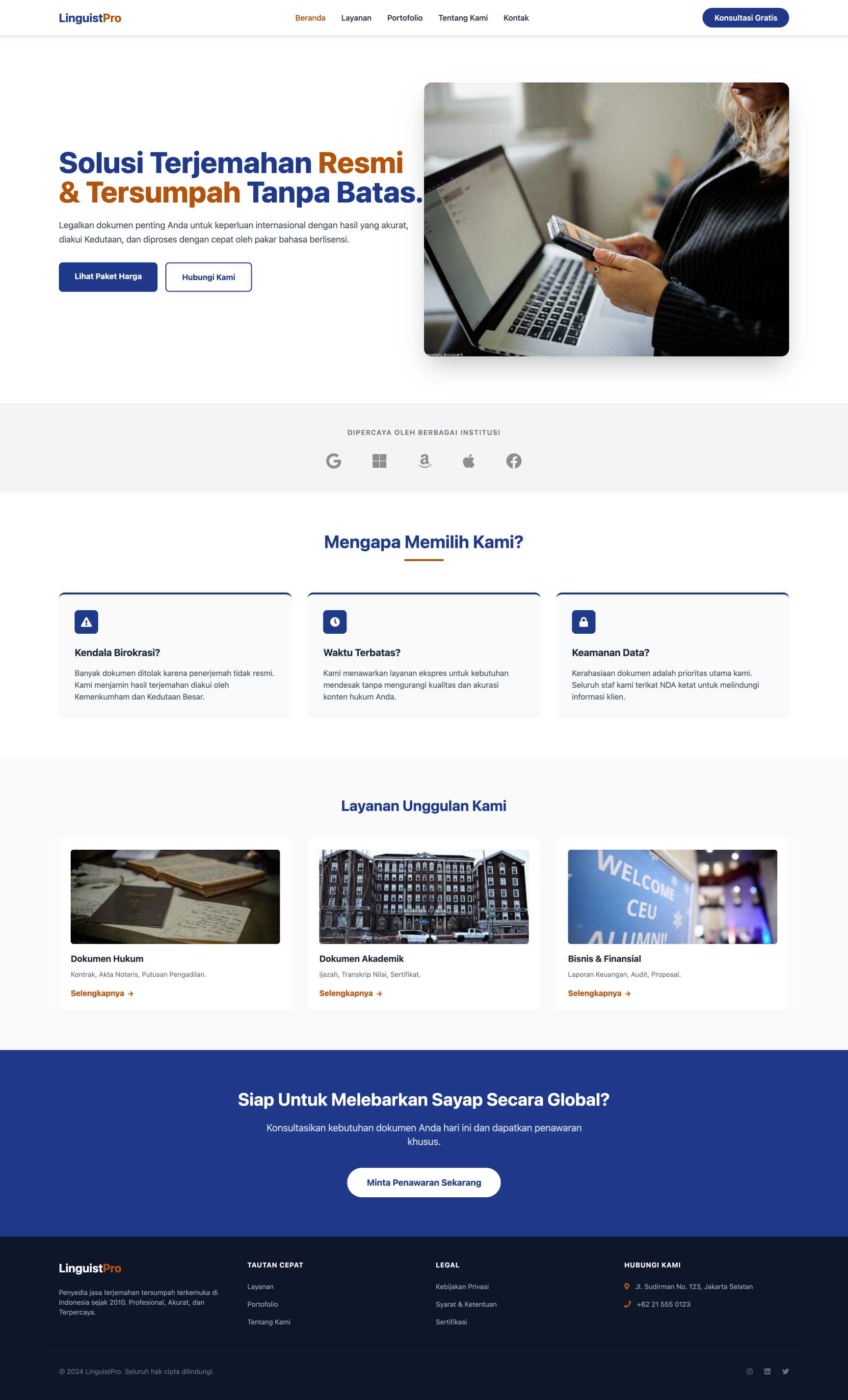 Jasa Penerjemah Tersumpah | Home