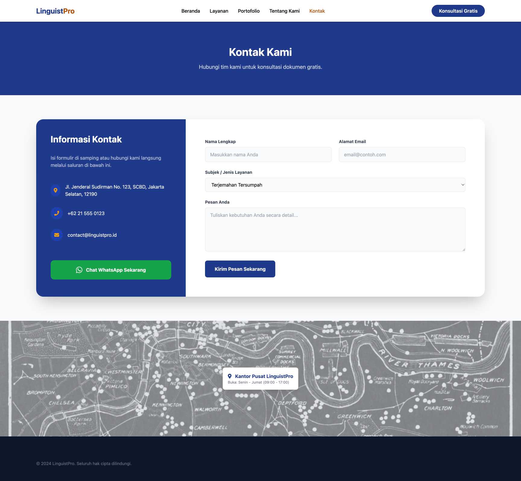 Jasa Penerjemah Tersumpah | Contact