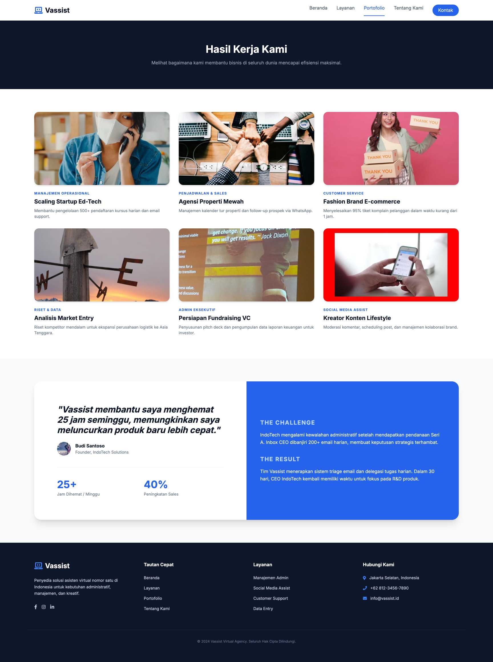 Virtual Assistant Agency | Portfolio