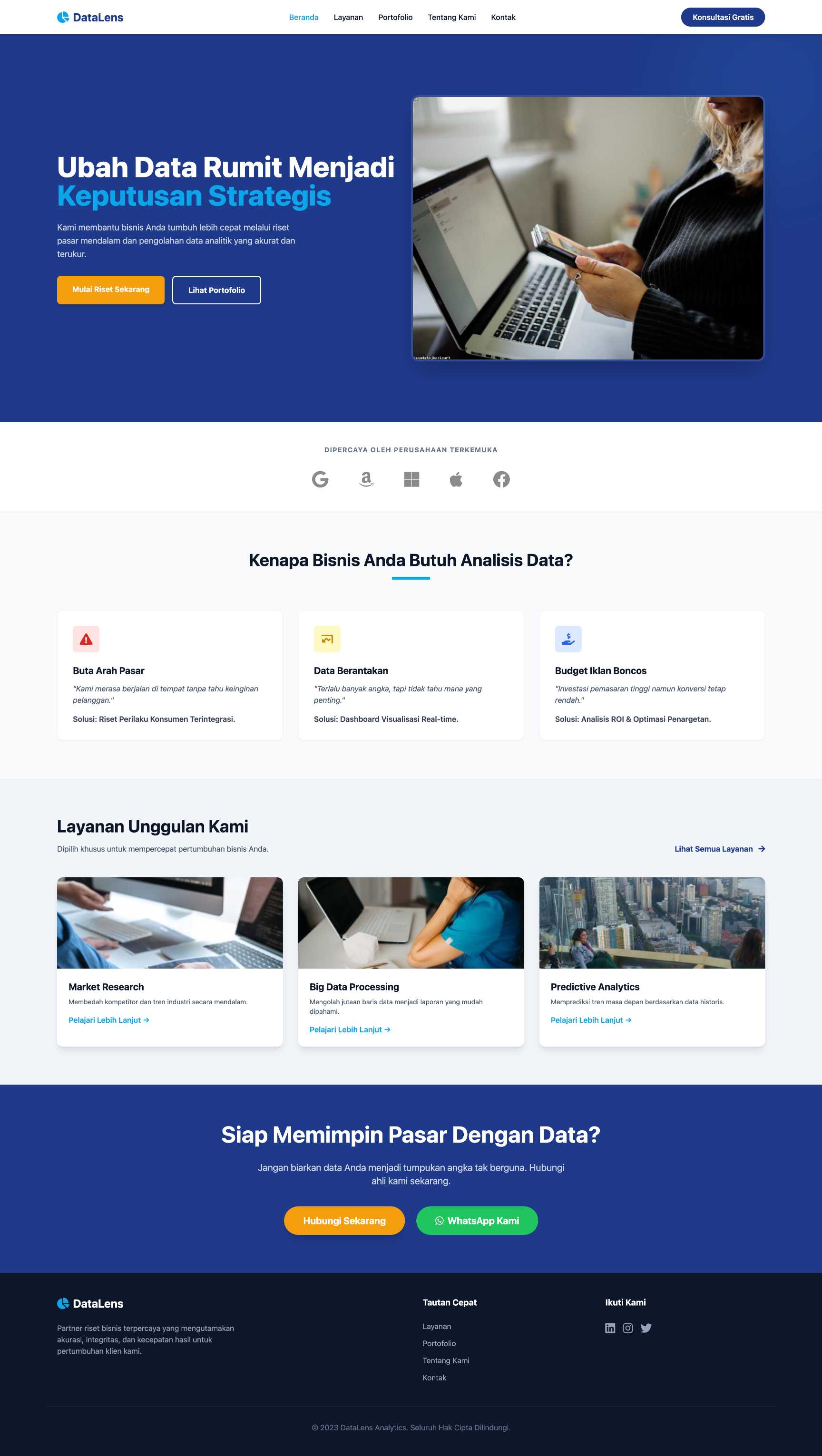 Jasa Data Analytics & Research | Home