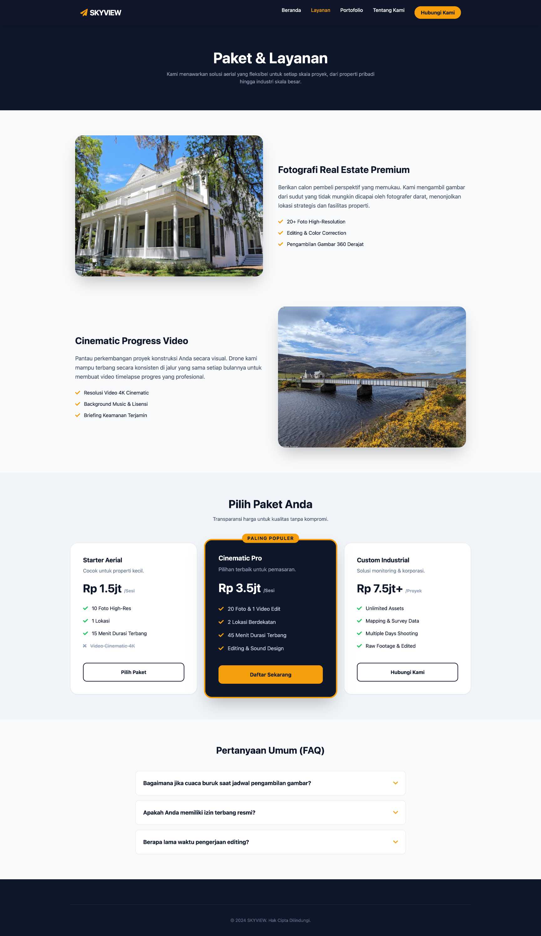 Jasa Fotografi Drone & Cinematic | Service