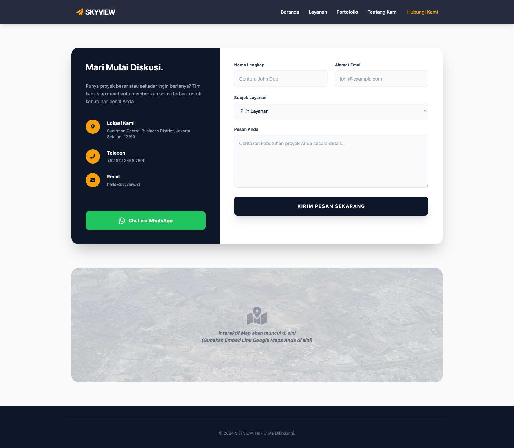 Jasa Fotografi Drone & Cinematic | Contact