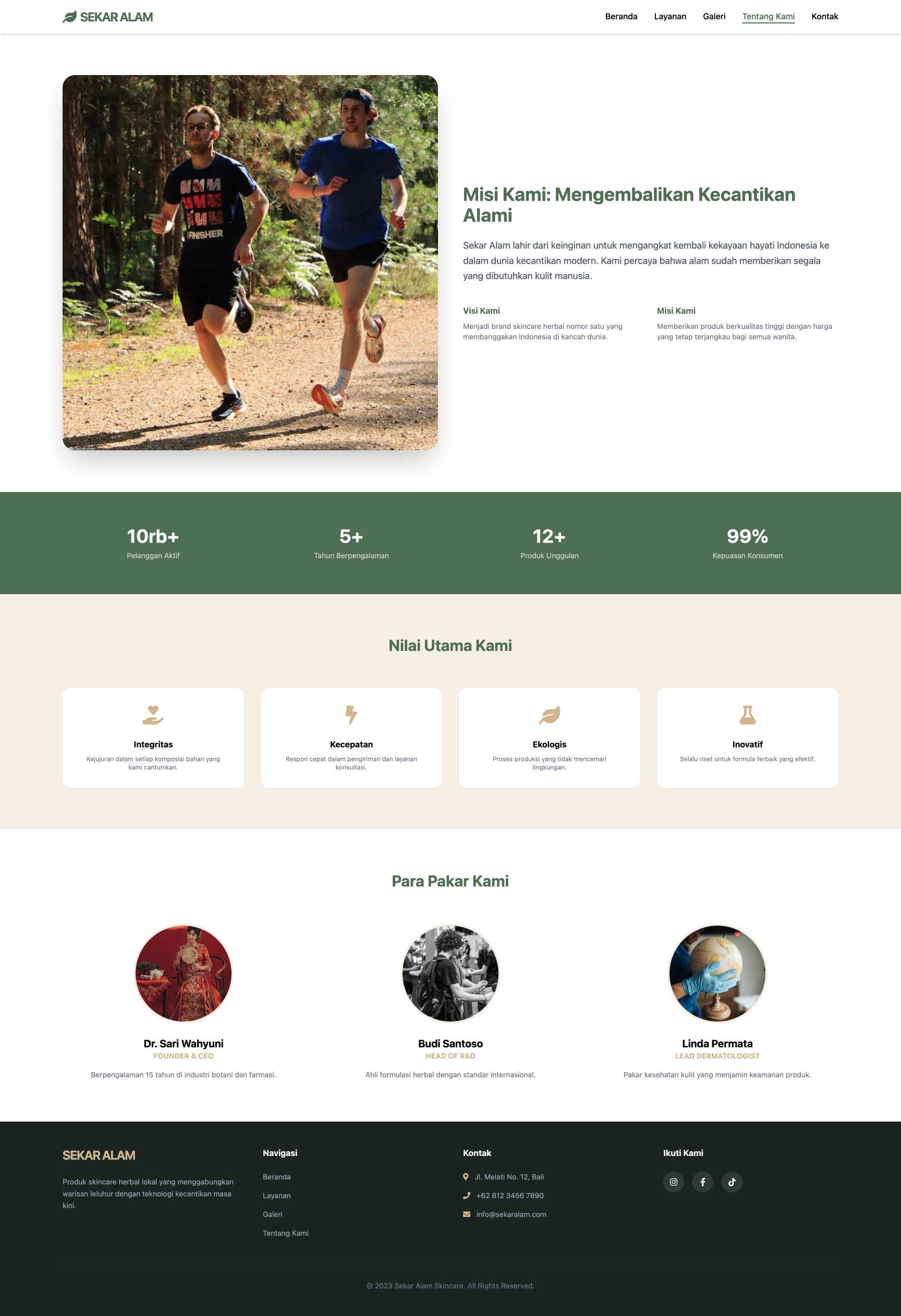 Produk Skincare Herbal Lokal | About