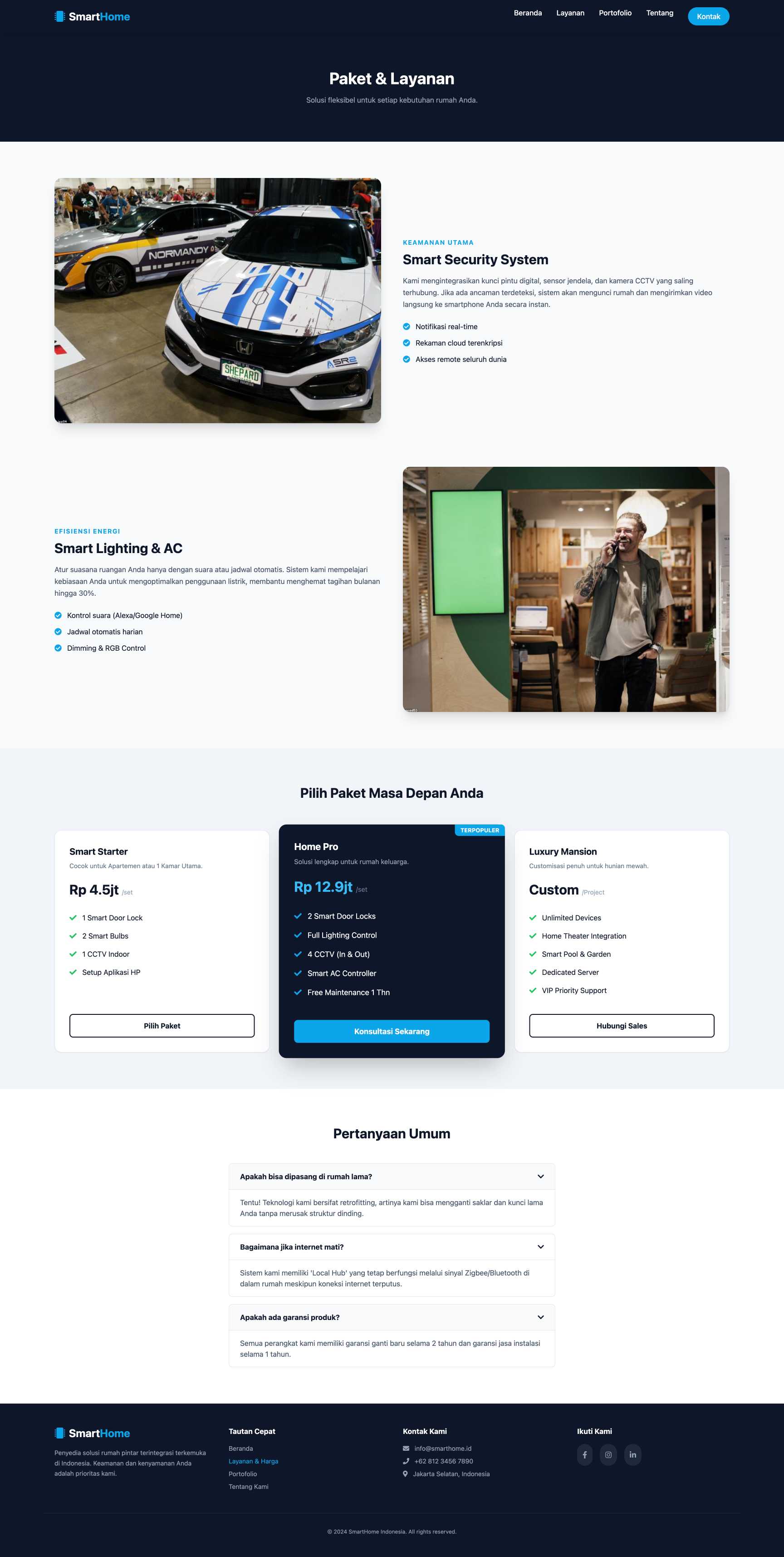 Toko Peralatan Smart Home | Service