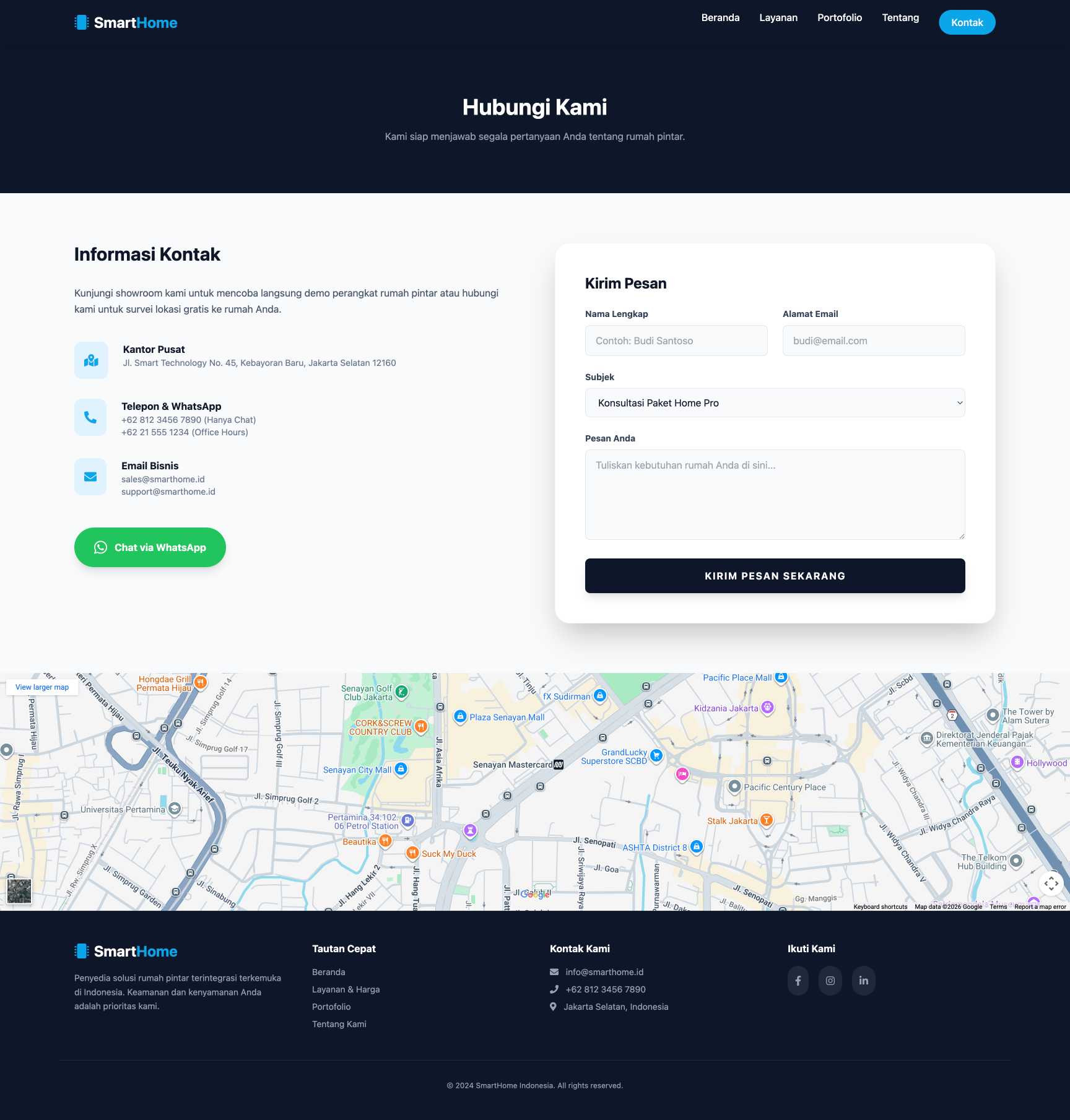 Toko Peralatan Smart Home | Contact