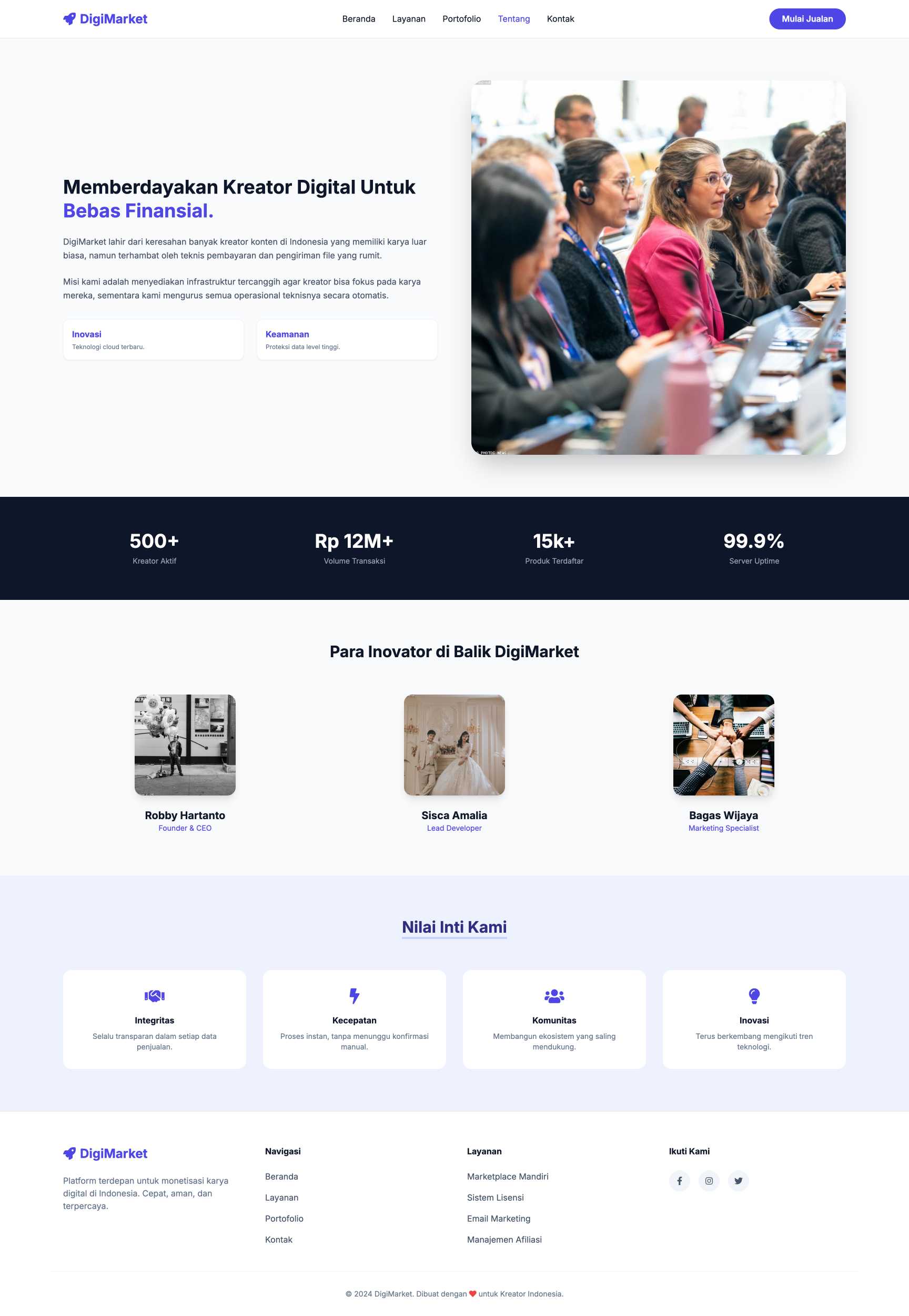 Penjualan Produk Digital (Template/Ebook) | About