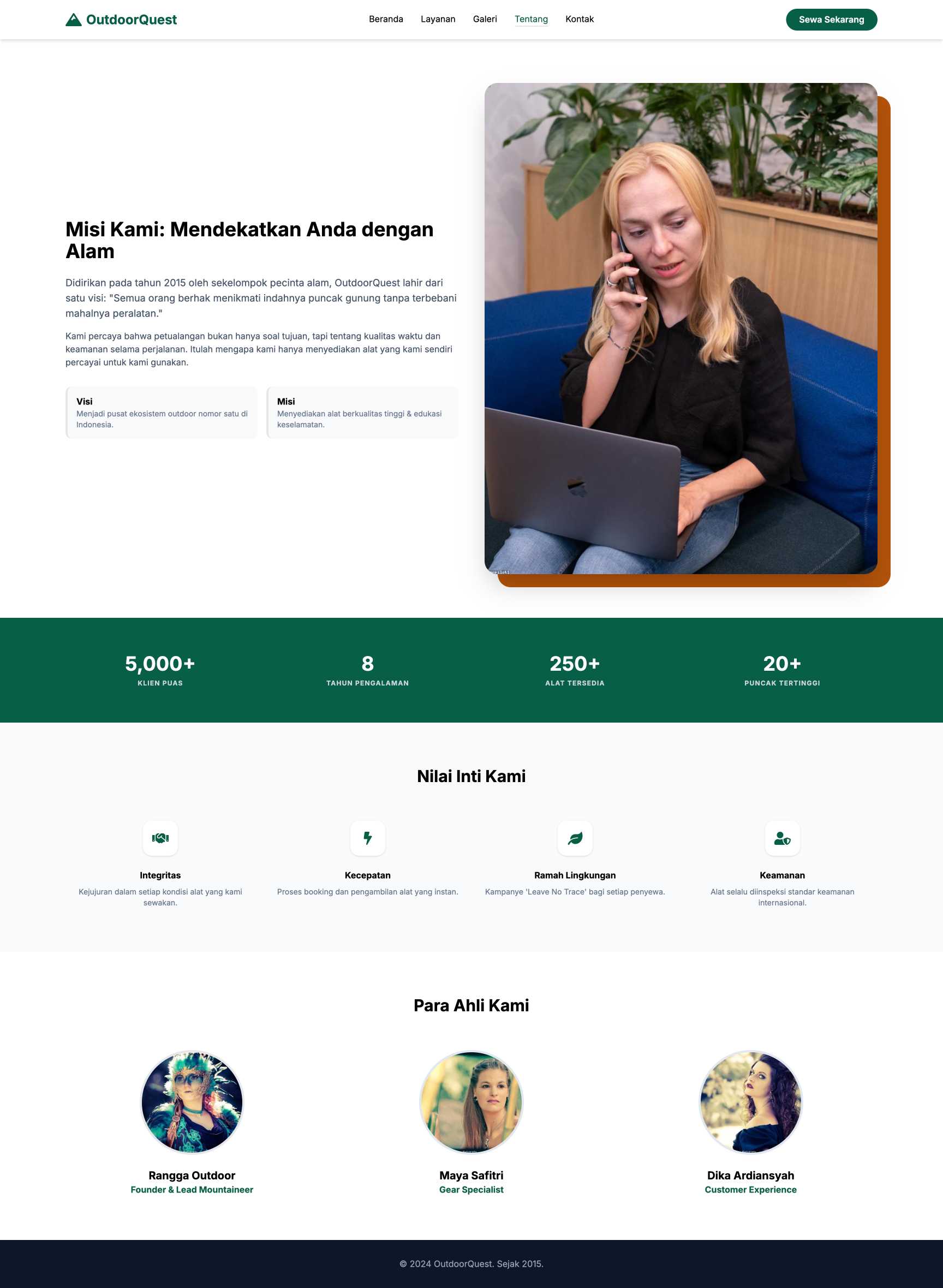 Toko Peralatan Camping & Outdoor | About