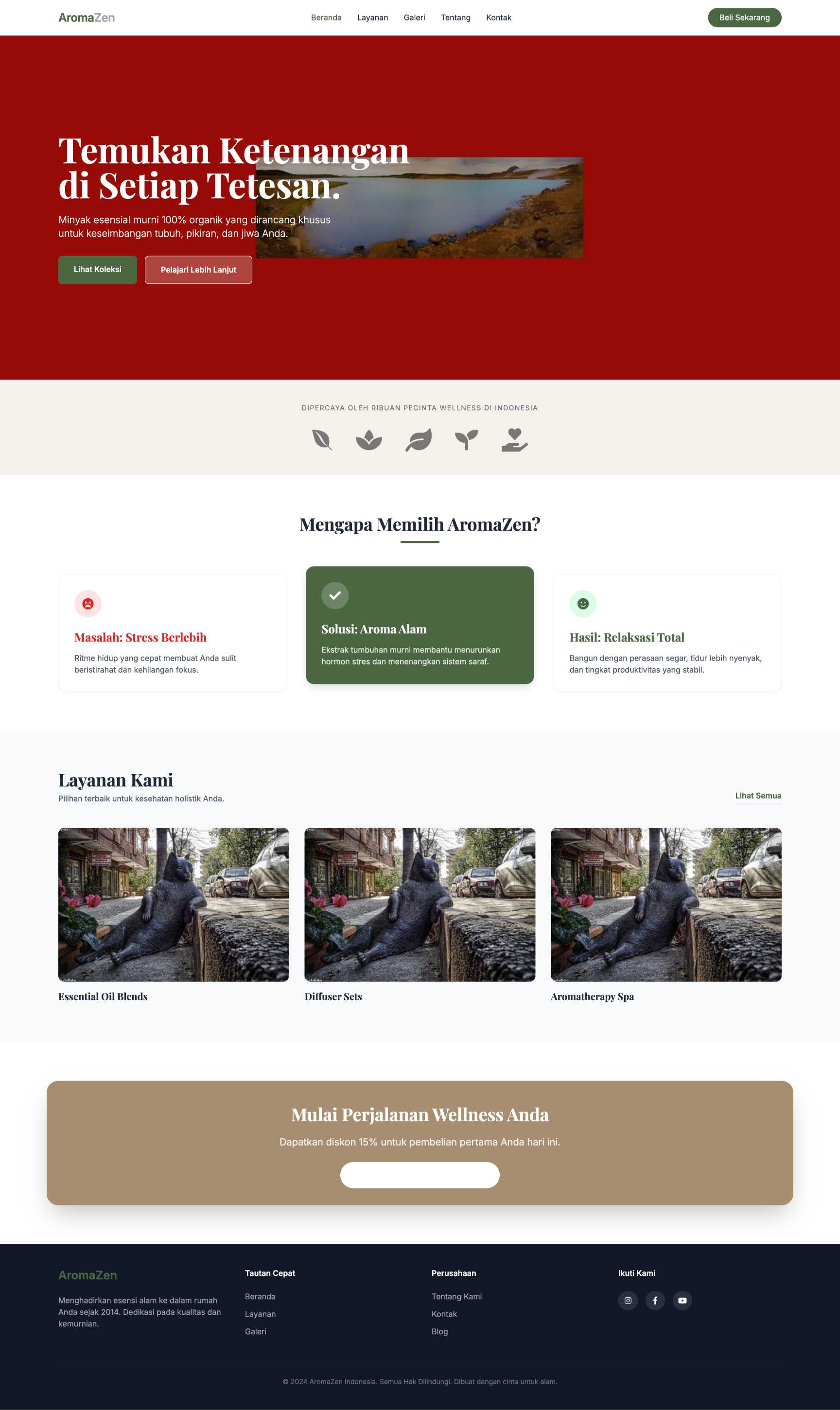 Produk Aromaterapi & Essential Oil | Home