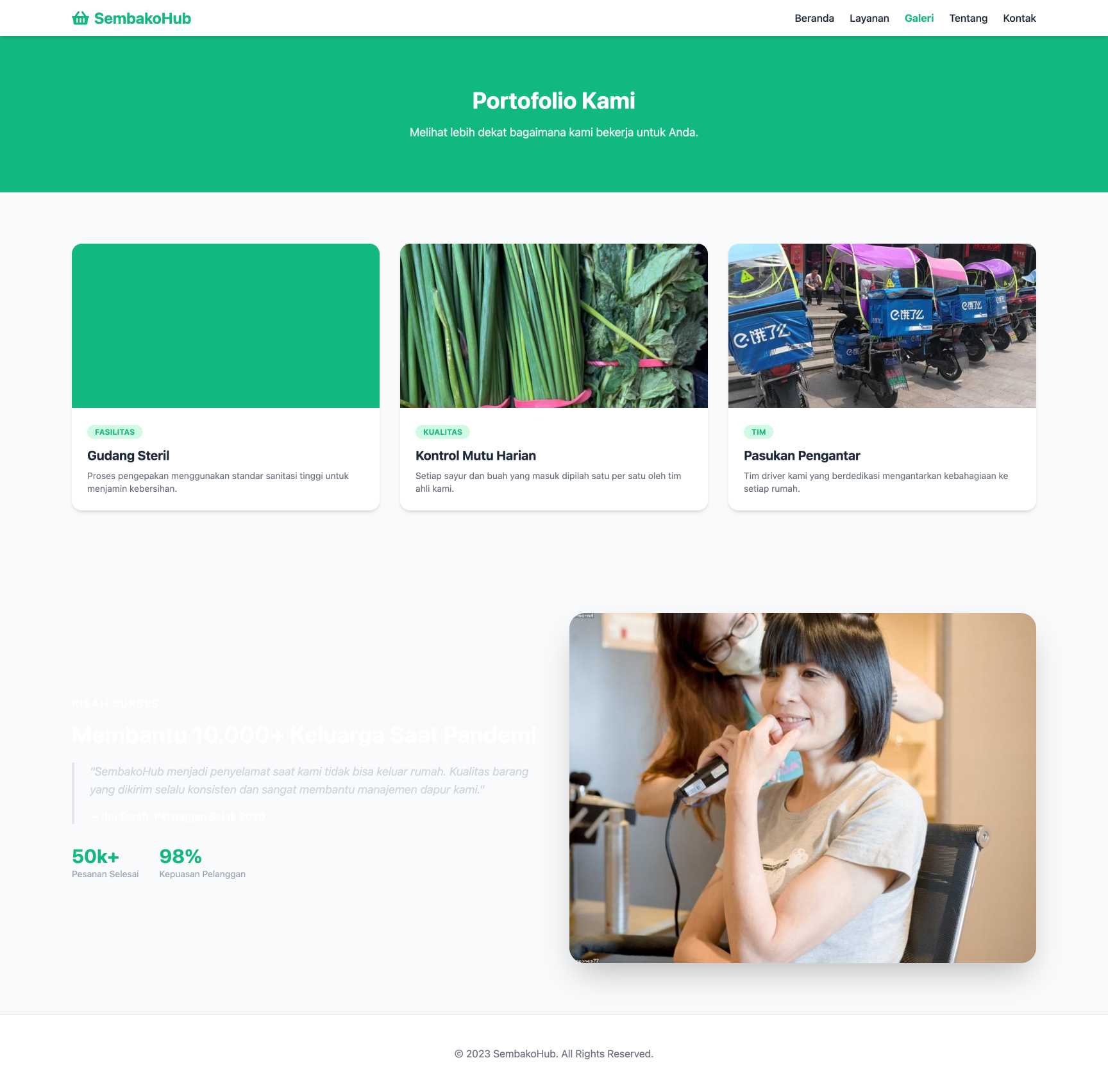 Toko Sembako Online (Grocery Delivery) | Portfolio