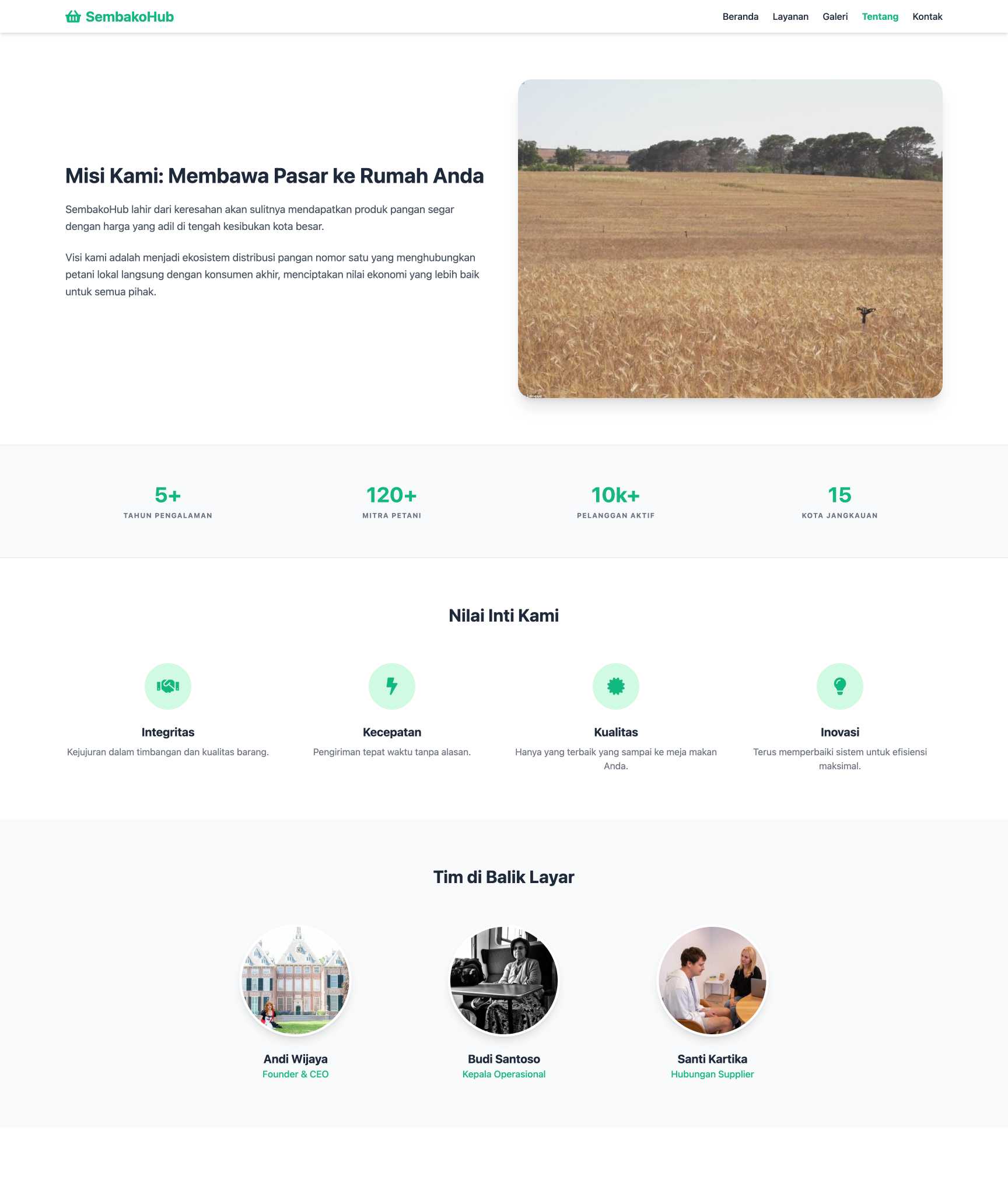 Toko Sembako Online (Grocery Delivery) | About