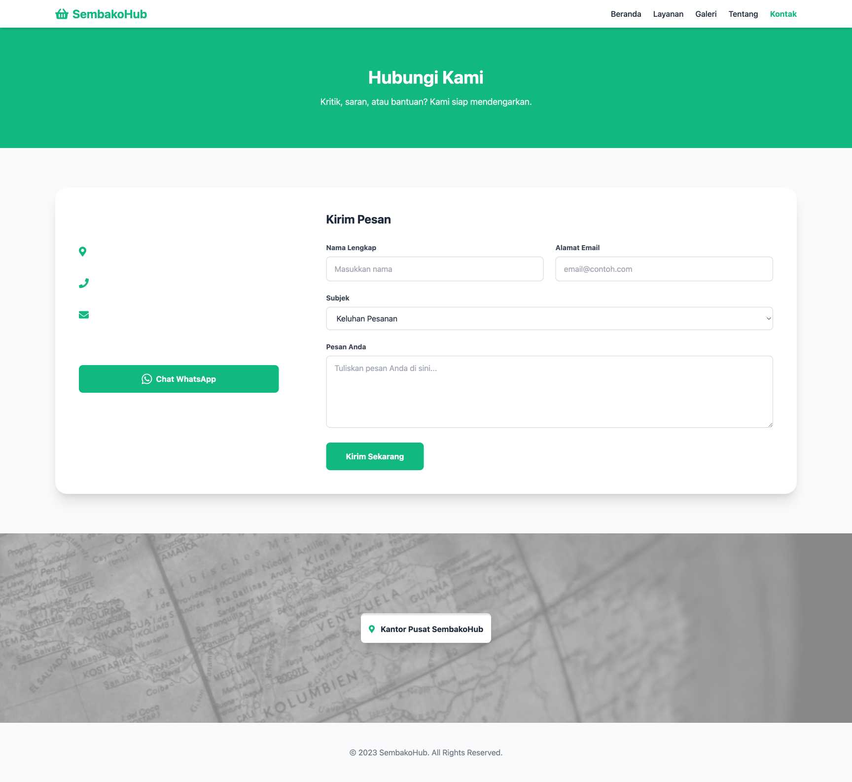 Toko Sembako Online (Grocery Delivery) | Contact