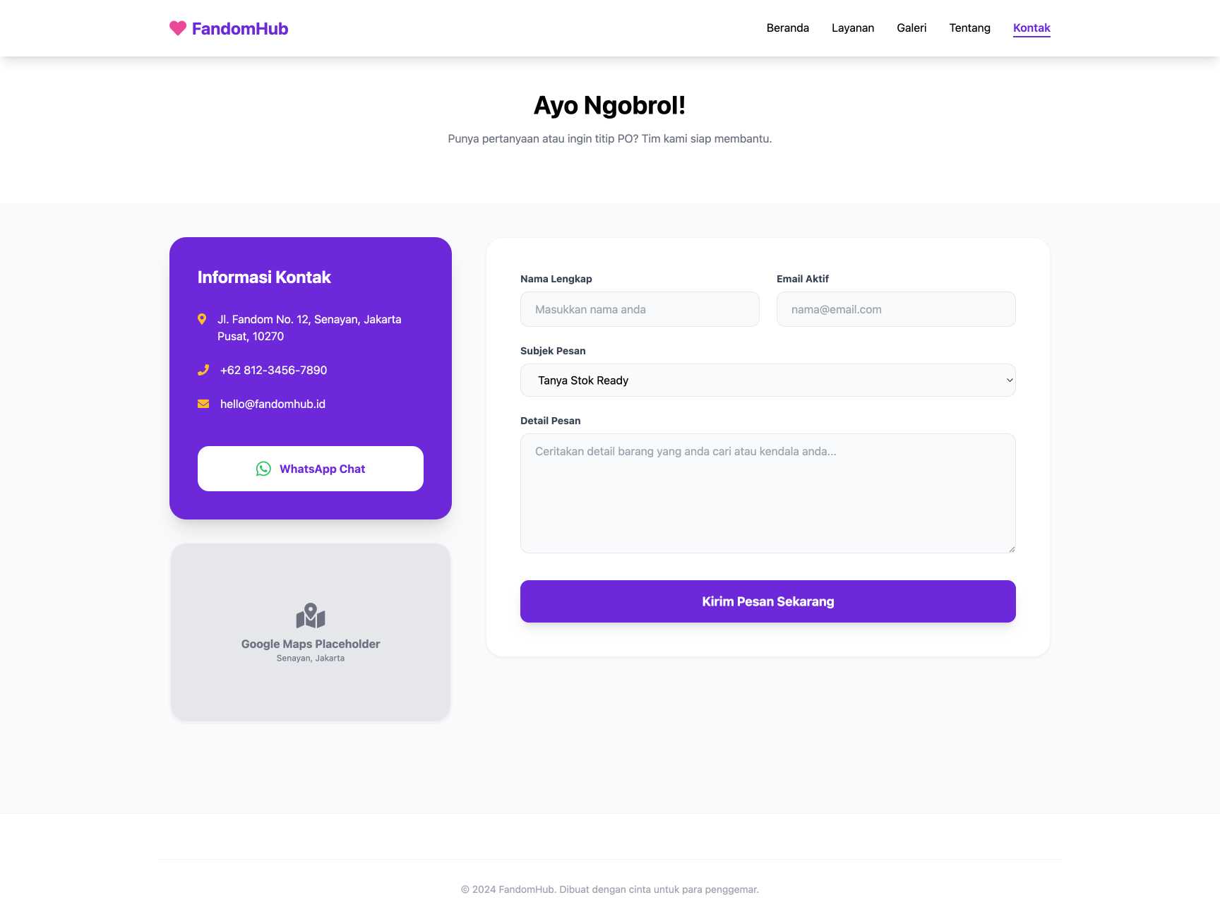 Penjualan Merchandising K-Pop/Anime | Contact