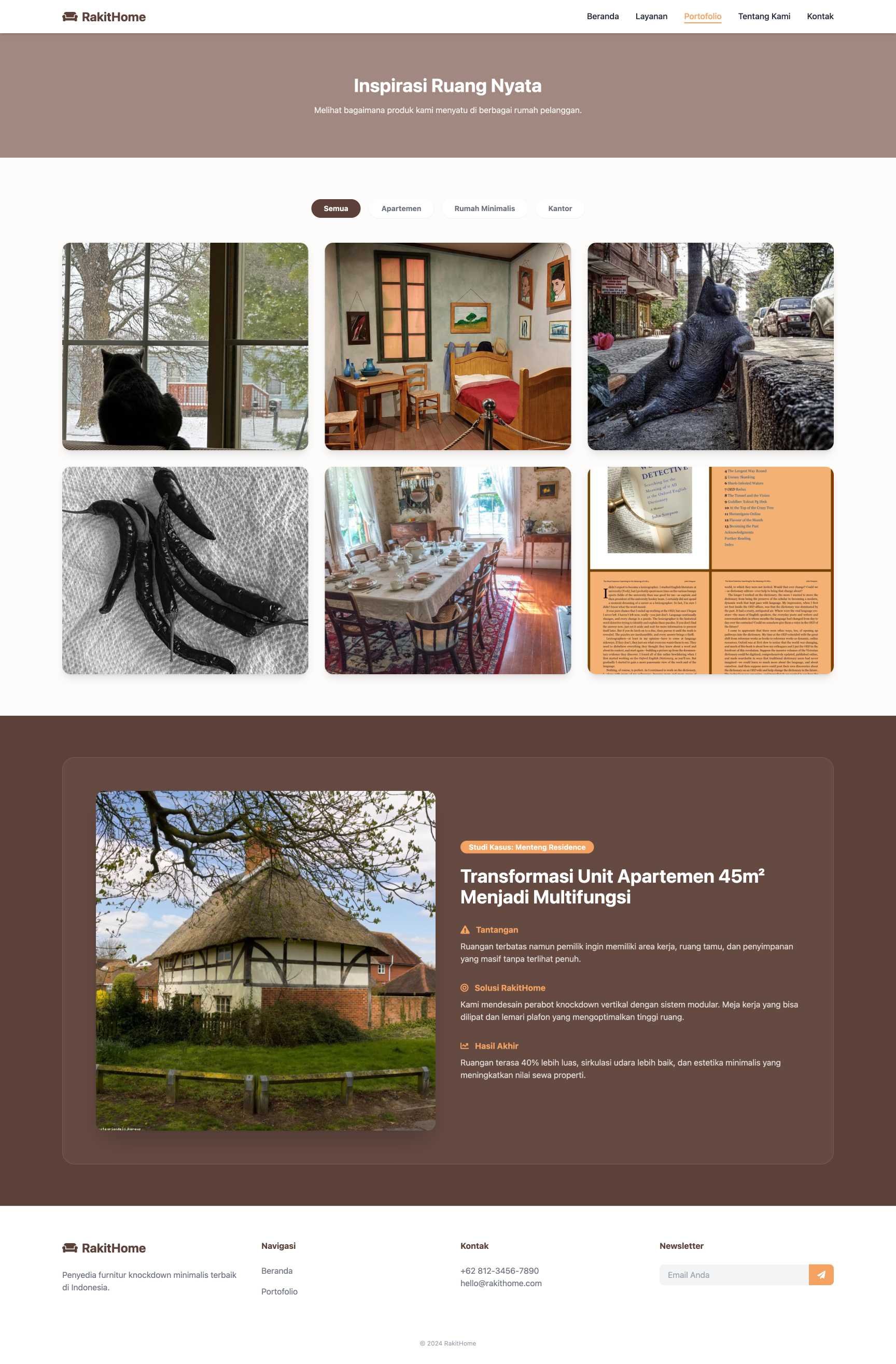 Penjualan Perabot Rumah Knockdown | Portfolio