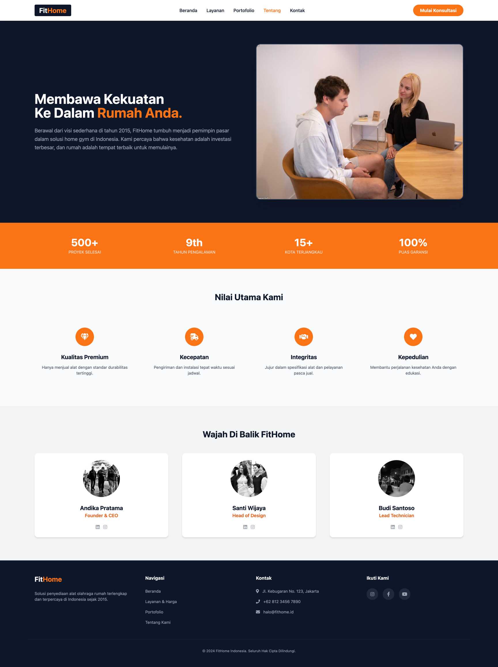 Toko Alat Olahraga di Rumah (Home Gym) | About