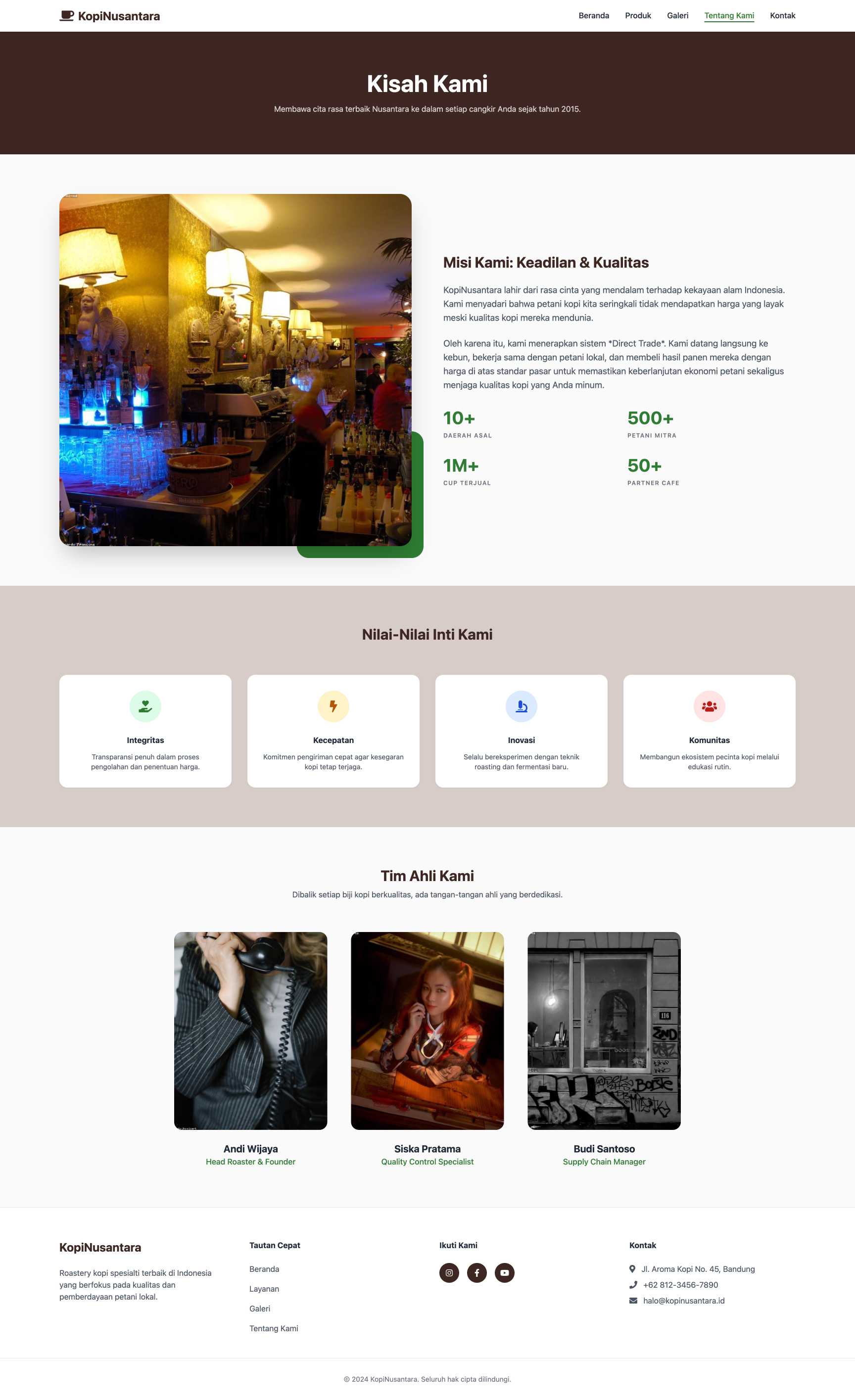 Specialty Coffee Roastery Online | About