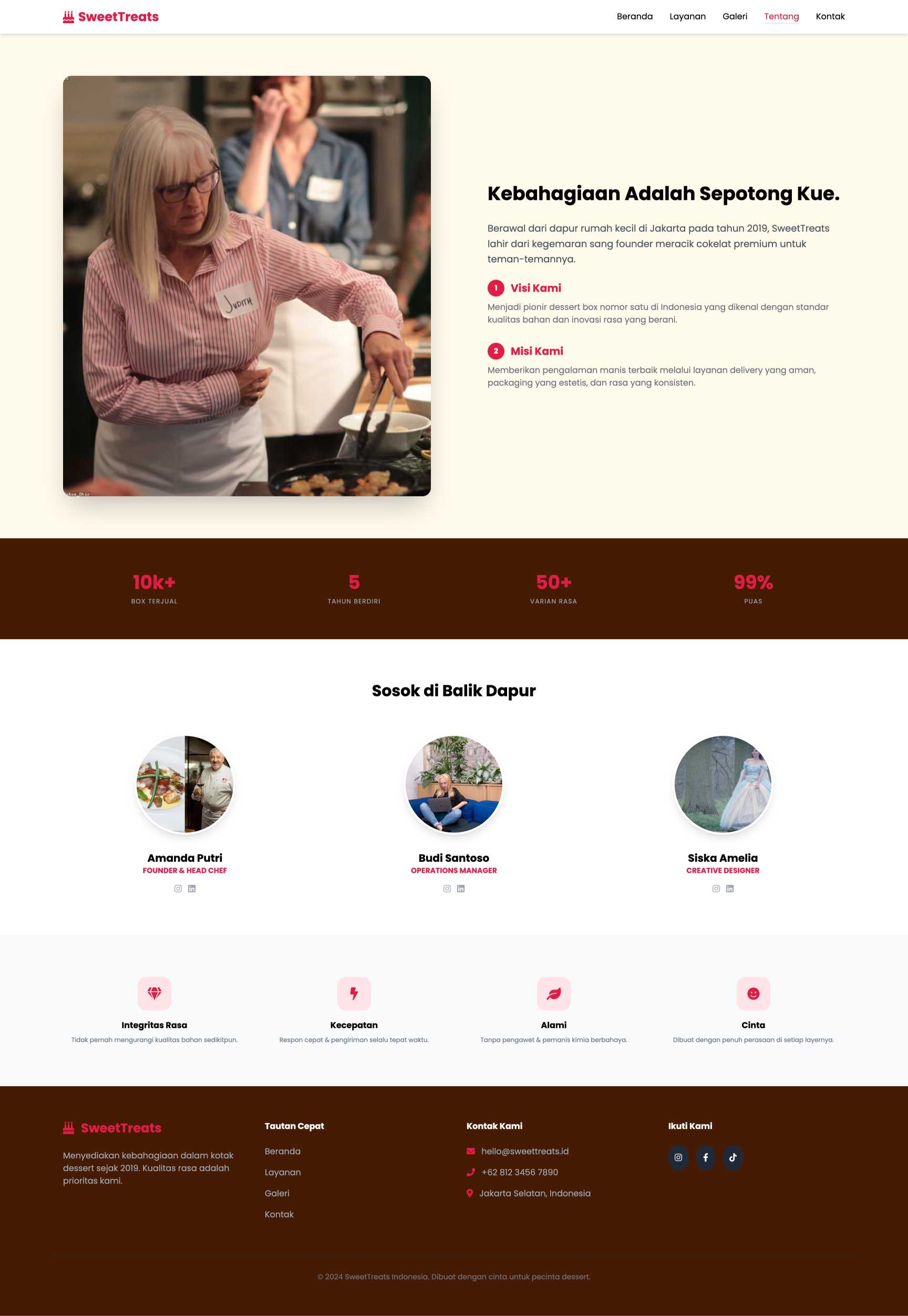 Dessert Box & Cake Online | About