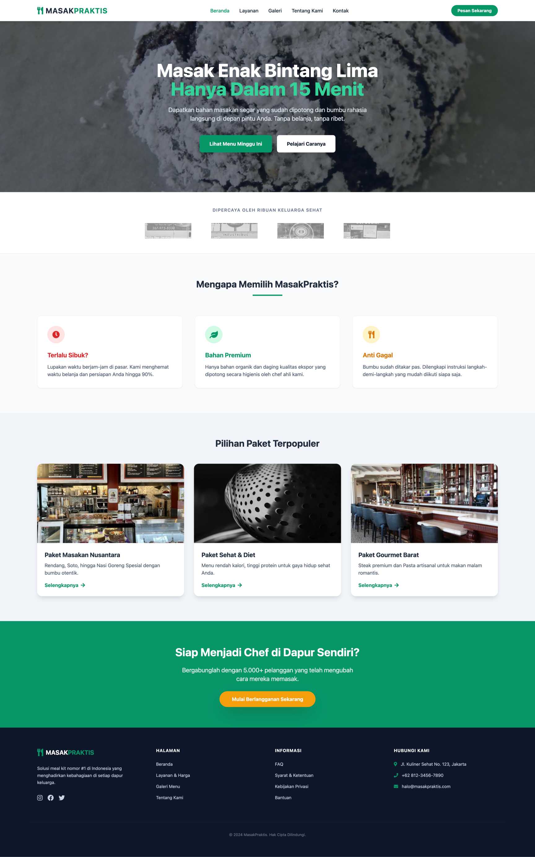 Paket Bahan Masakan (Meal Kit) | Home