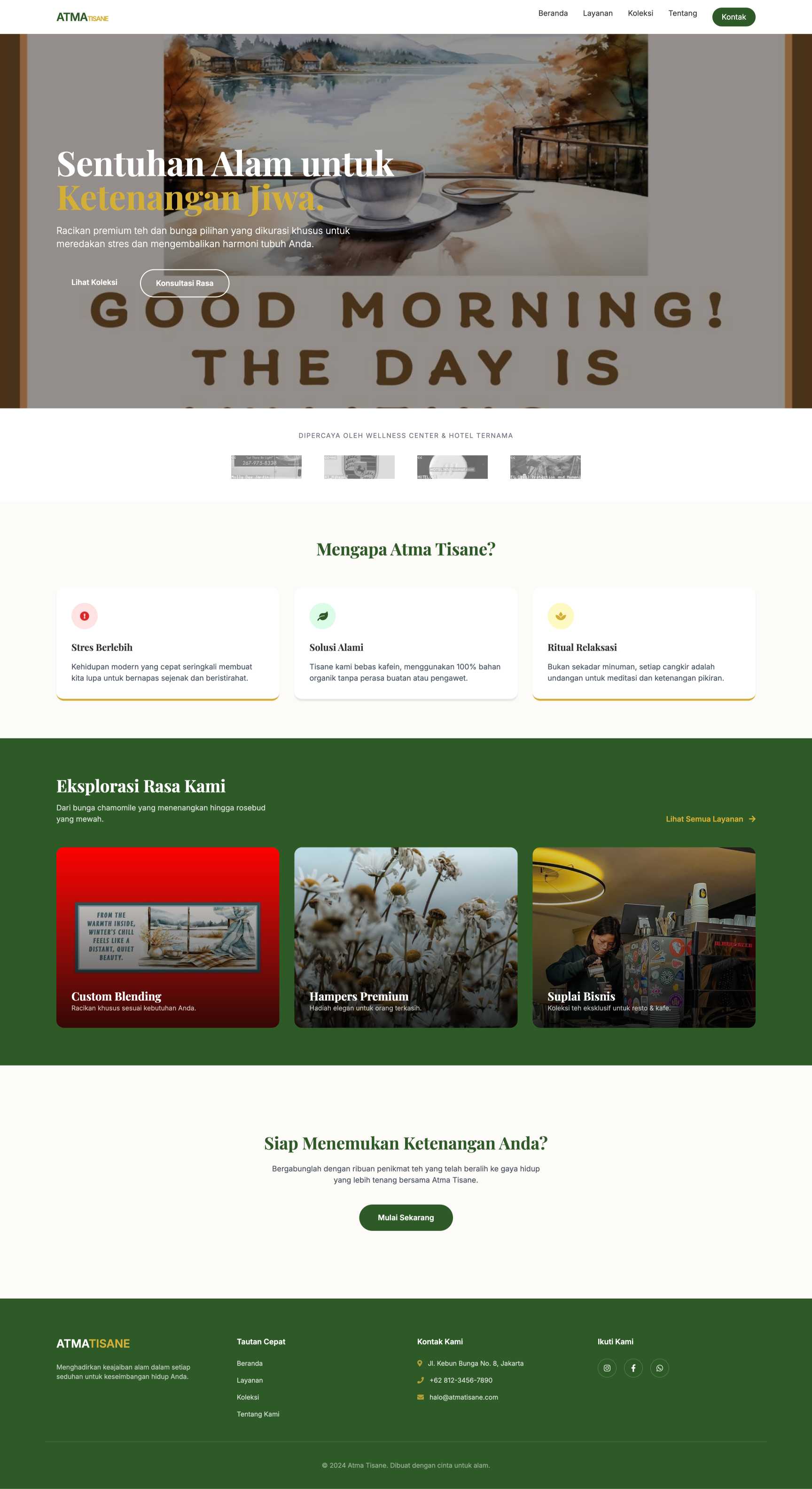 Teh Premium & Tisane | Home