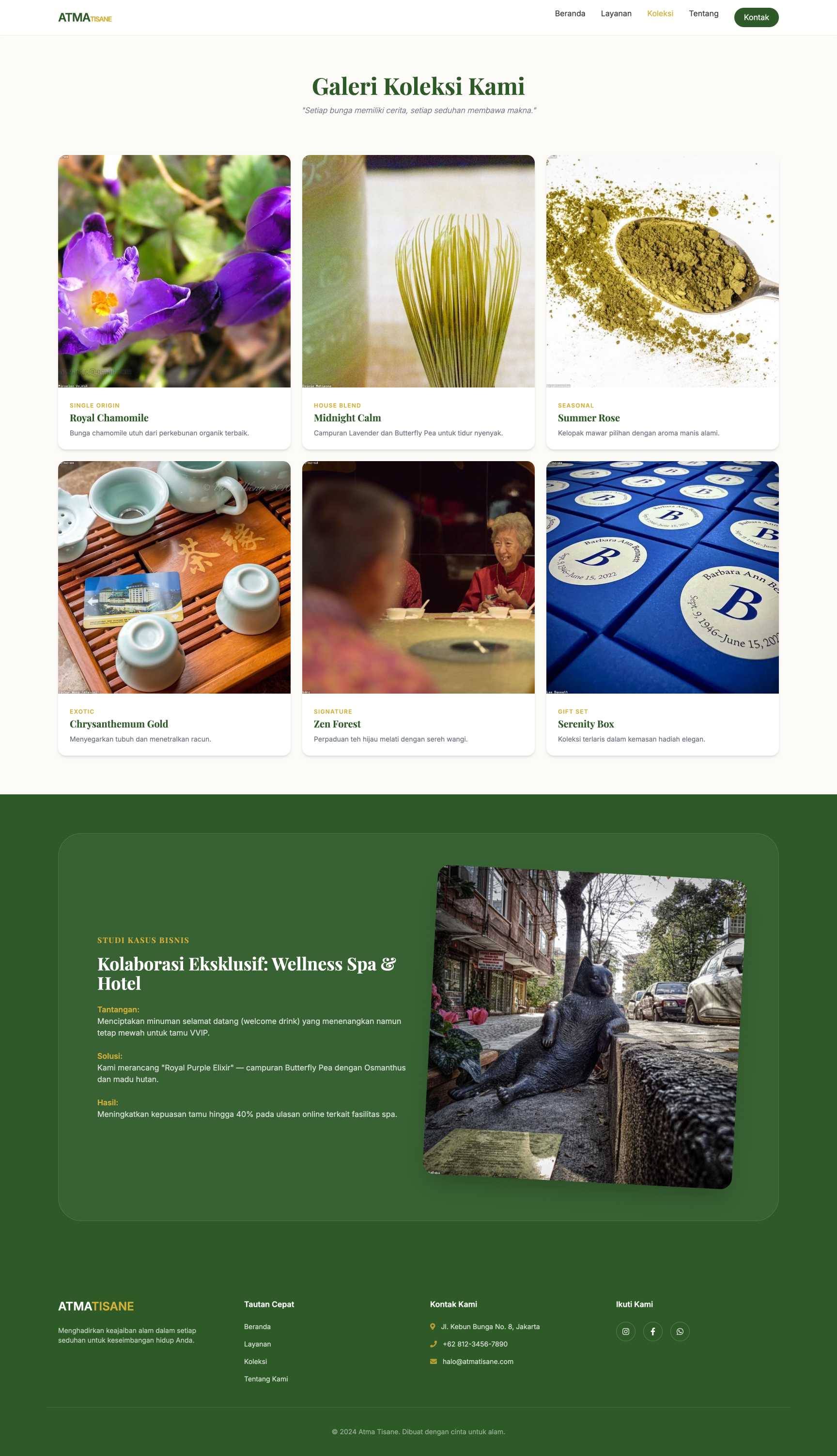 Teh Premium & Tisane | Portfolio