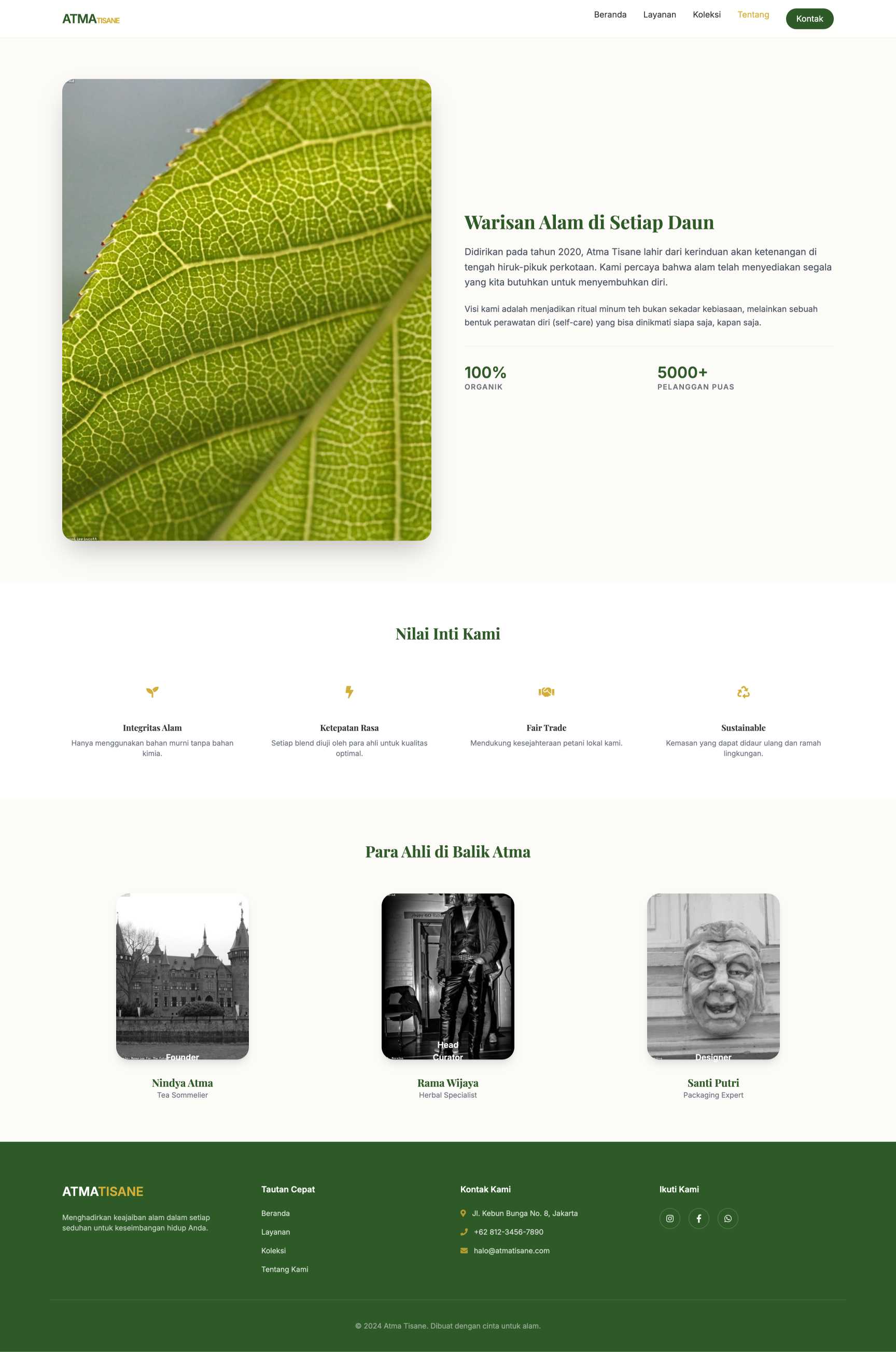 Teh Premium & Tisane | About