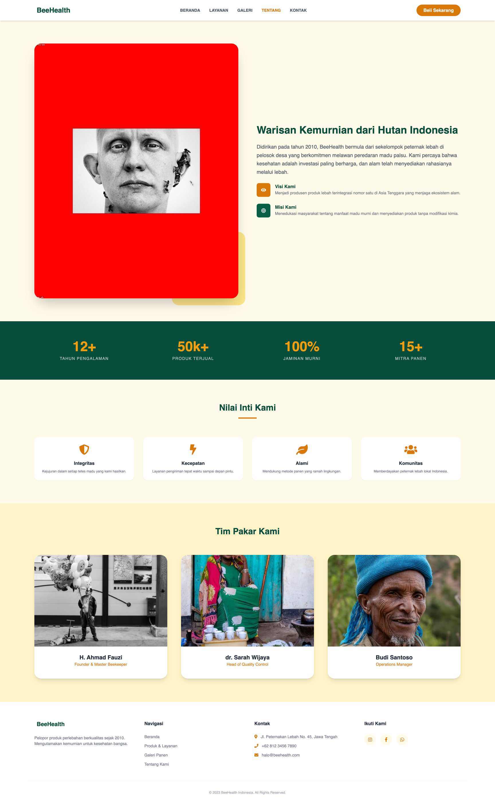 Produsen Madu Murni & Bee Pollen | About