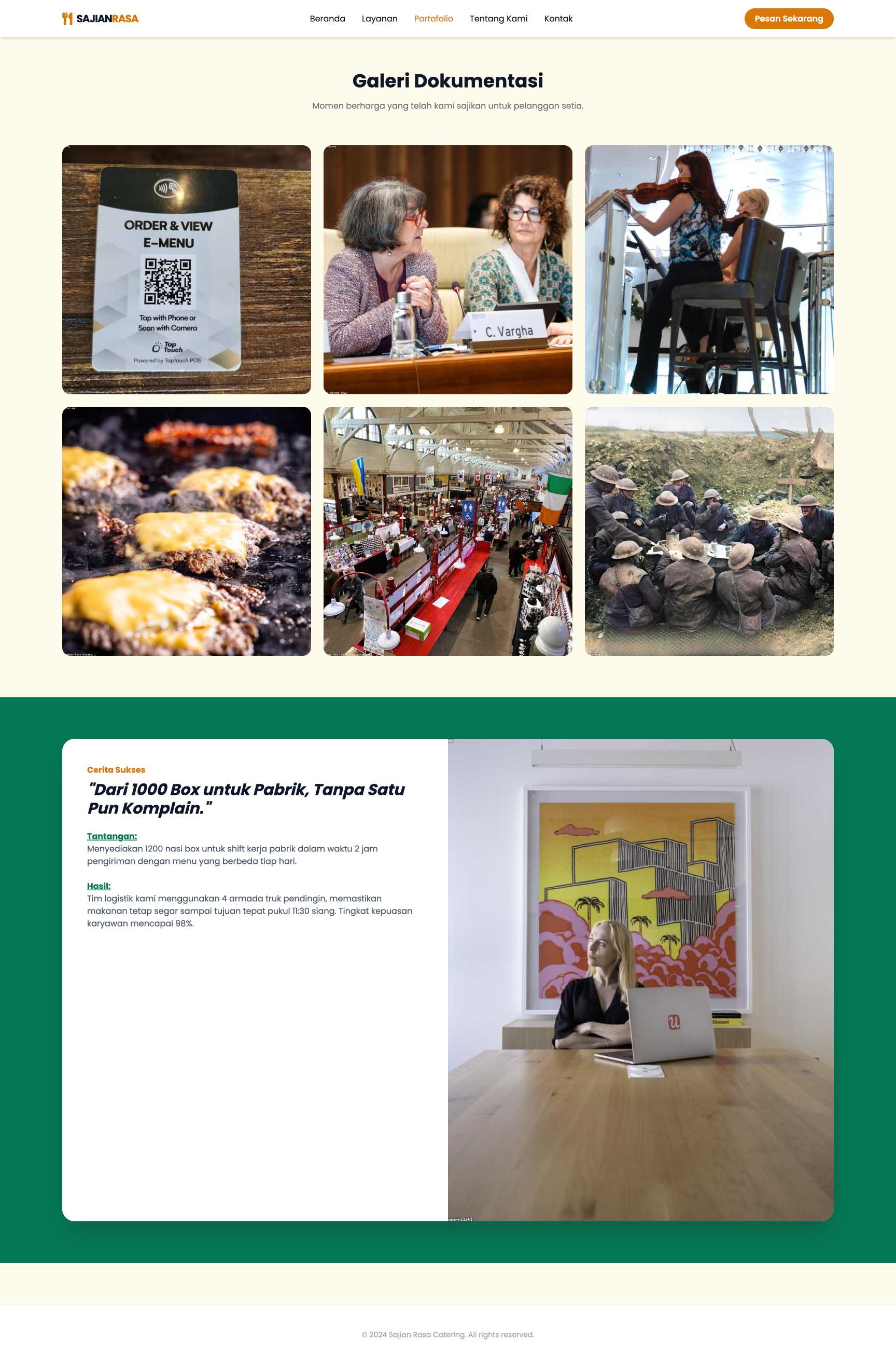 Catering Event & Tumpeng Mini | Portfolio