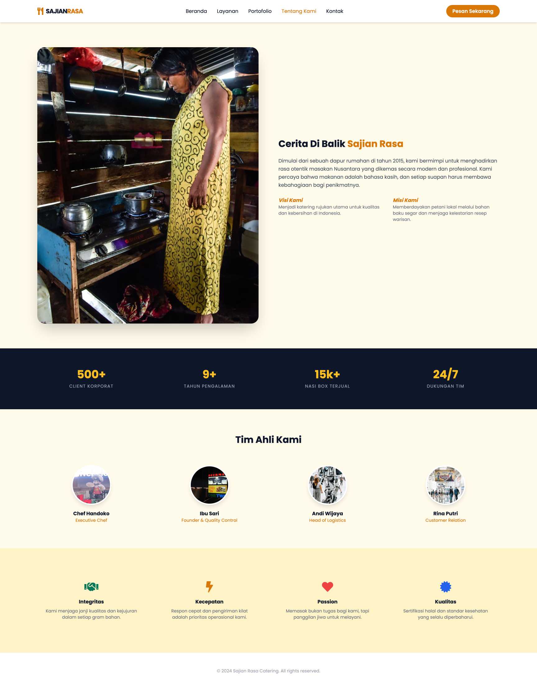 Catering Event & Tumpeng Mini | About