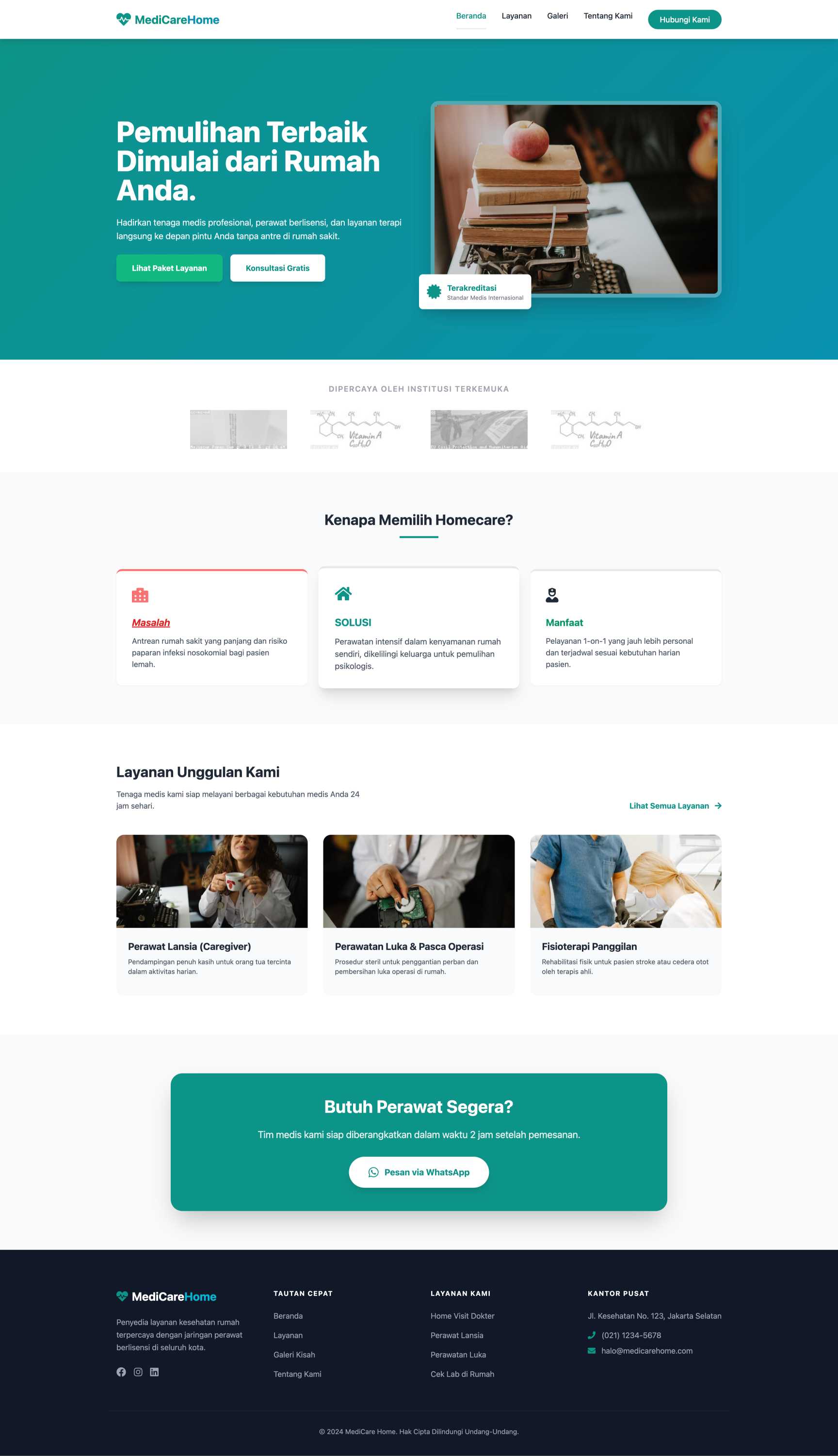 Layanan Homecare & Perawat Panggilan | Home