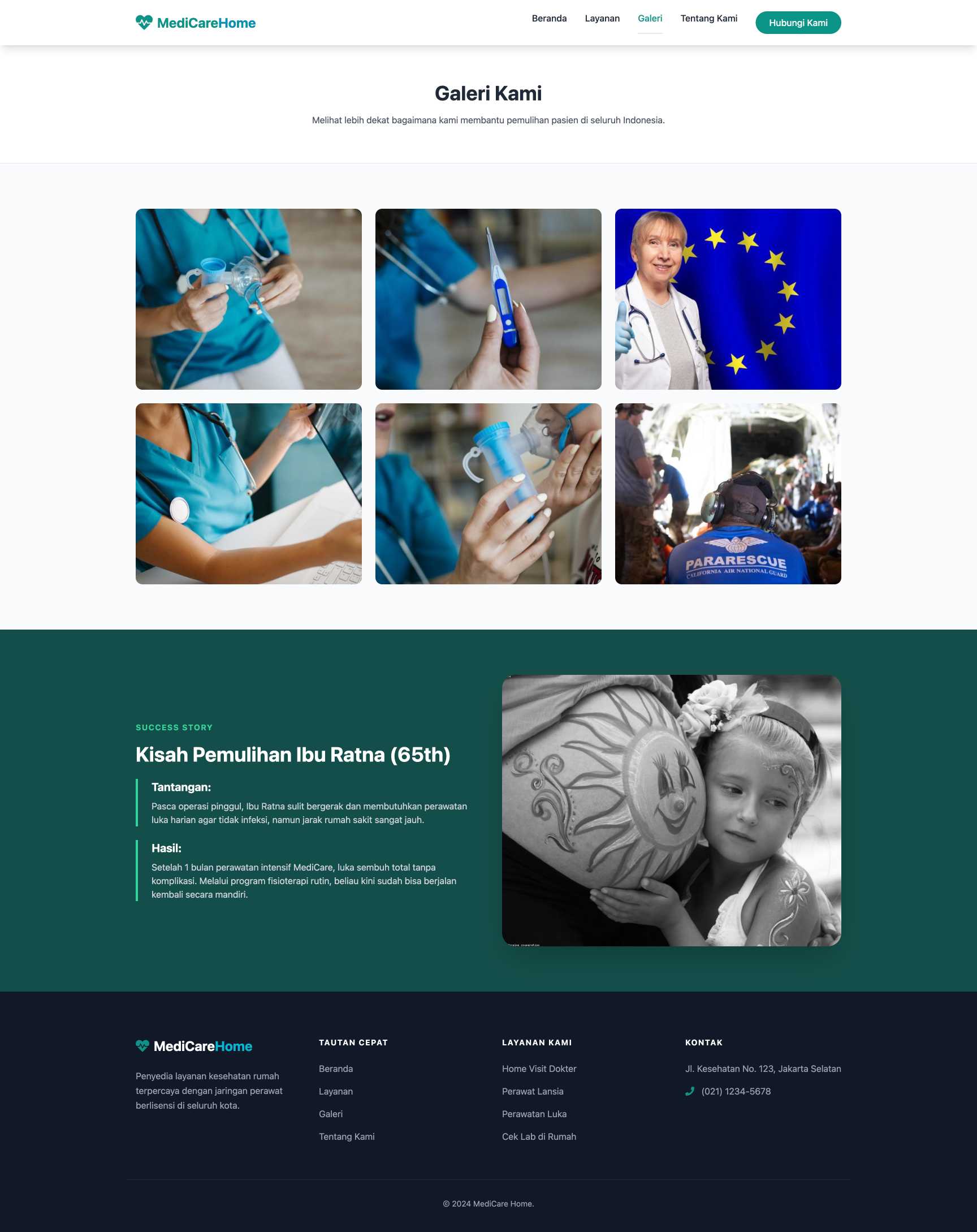 Layanan Homecare & Perawat Panggilan | Portfolio