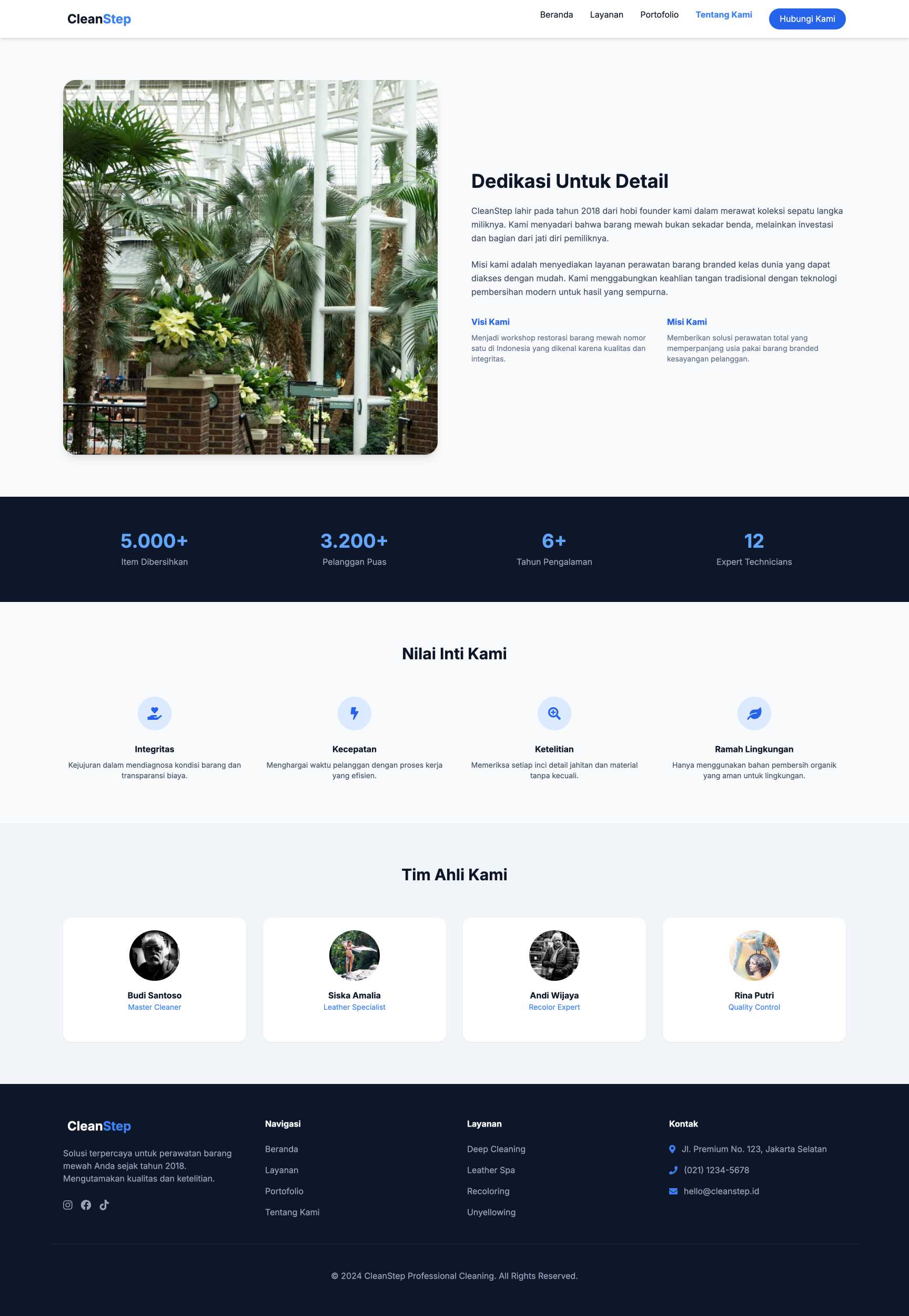 Jasa Pembersihan Sepatu & Tas (Deep Cleaning) | About