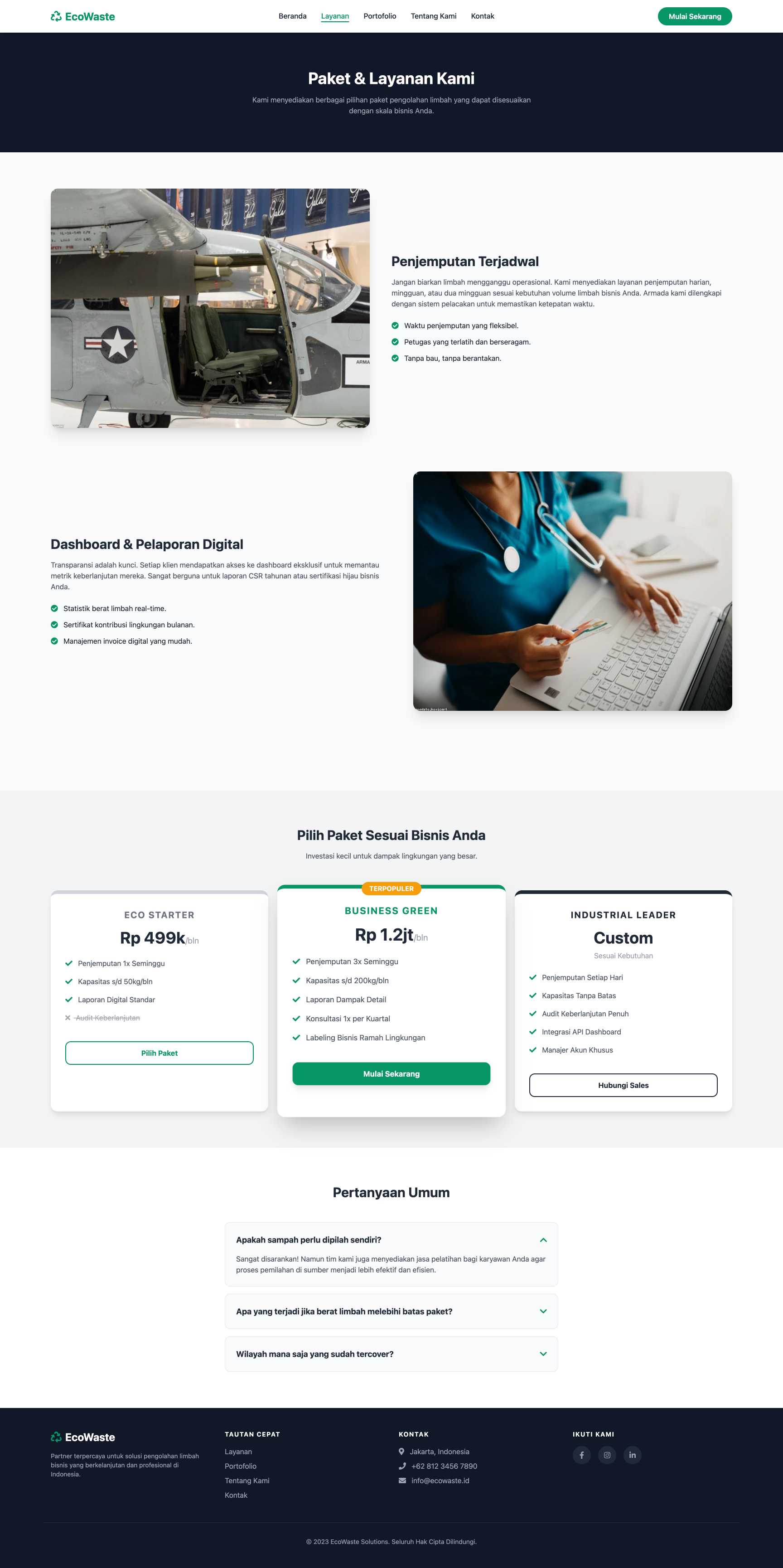 Layanan Pengolahan Limbah Bisnis | Service