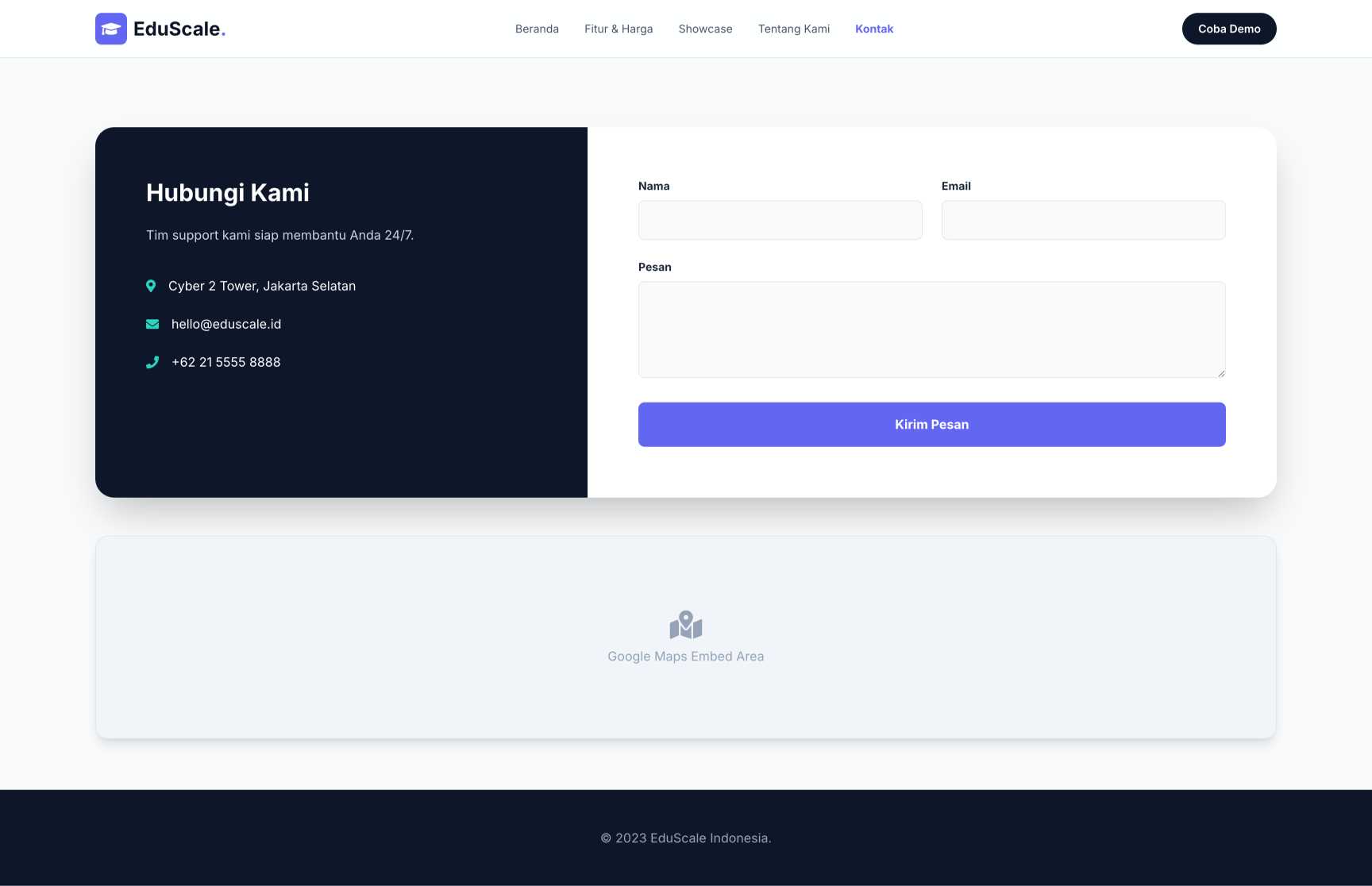 SaaS Learning Management System (LMS) | Contact