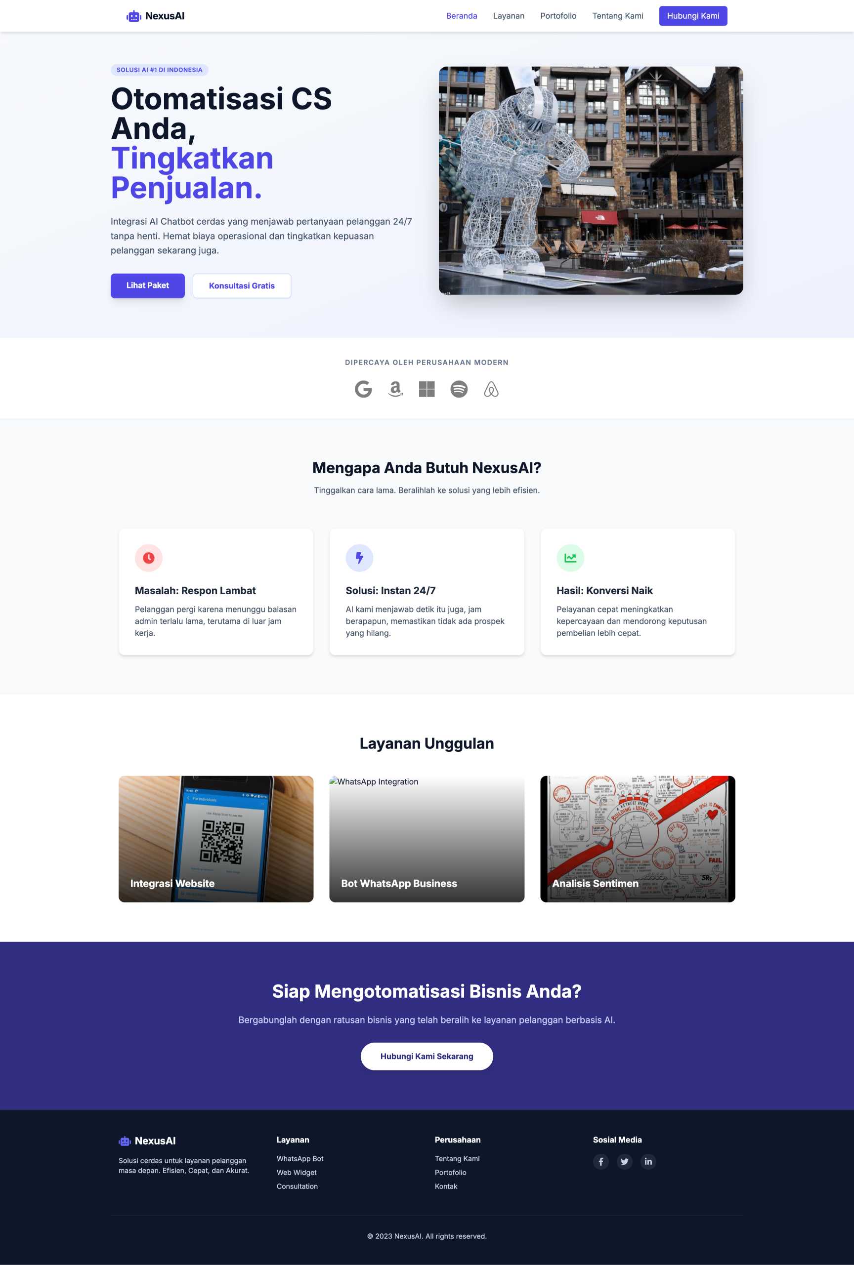 AI Chatbot Customer Service | Home