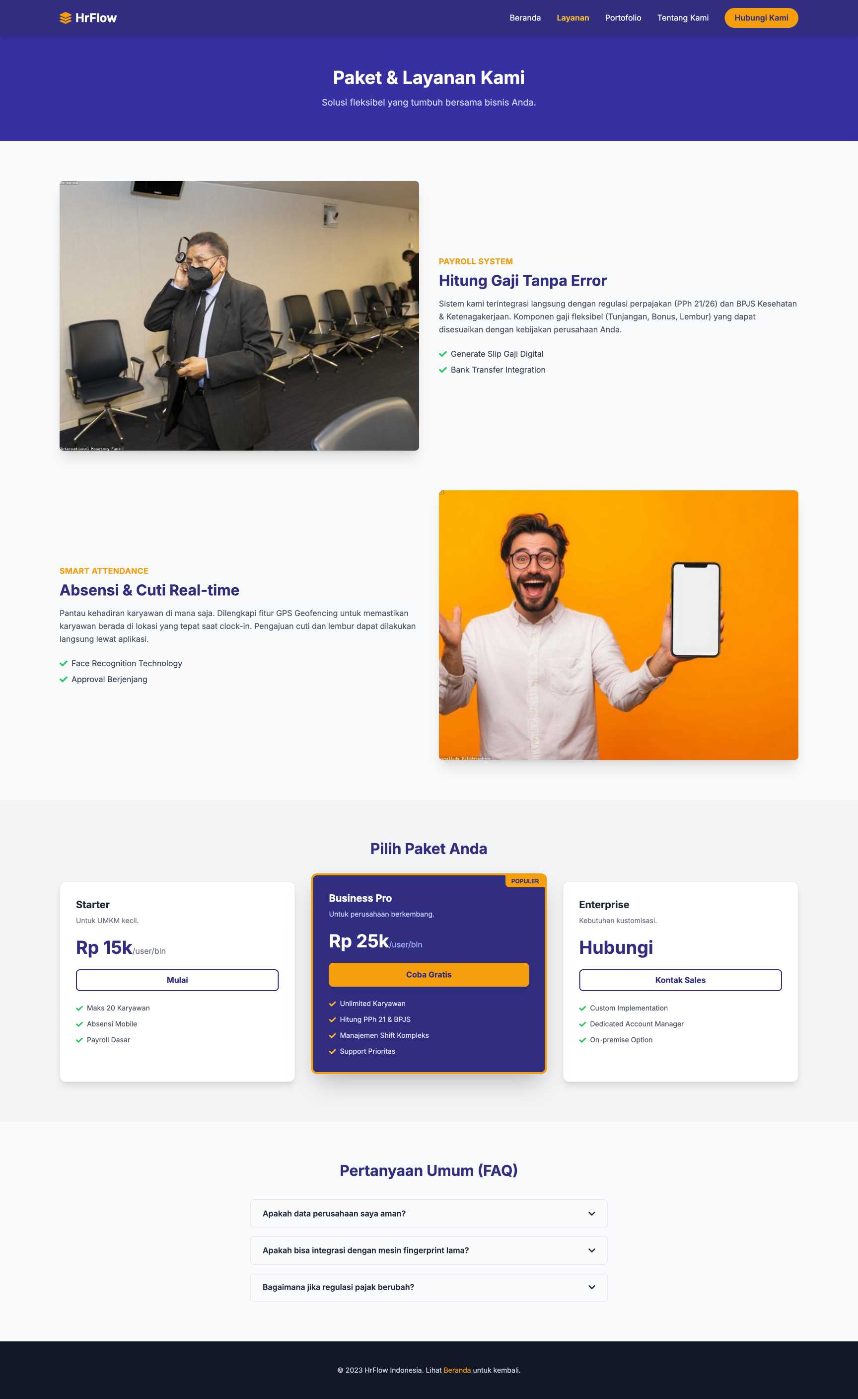SaaS HRIS & Payroll | Service