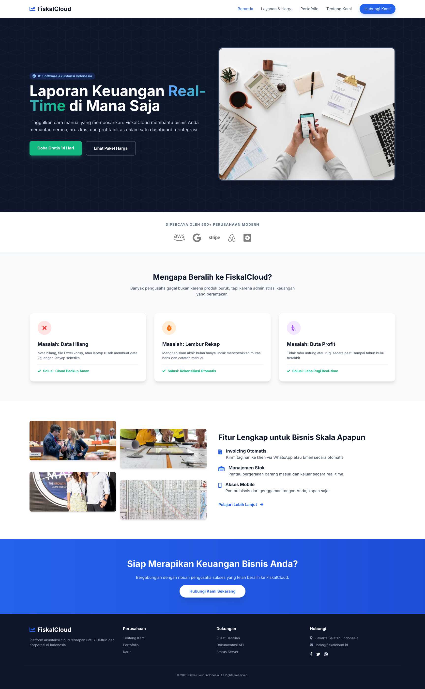 SaaS Akuntansi Cloud | Home