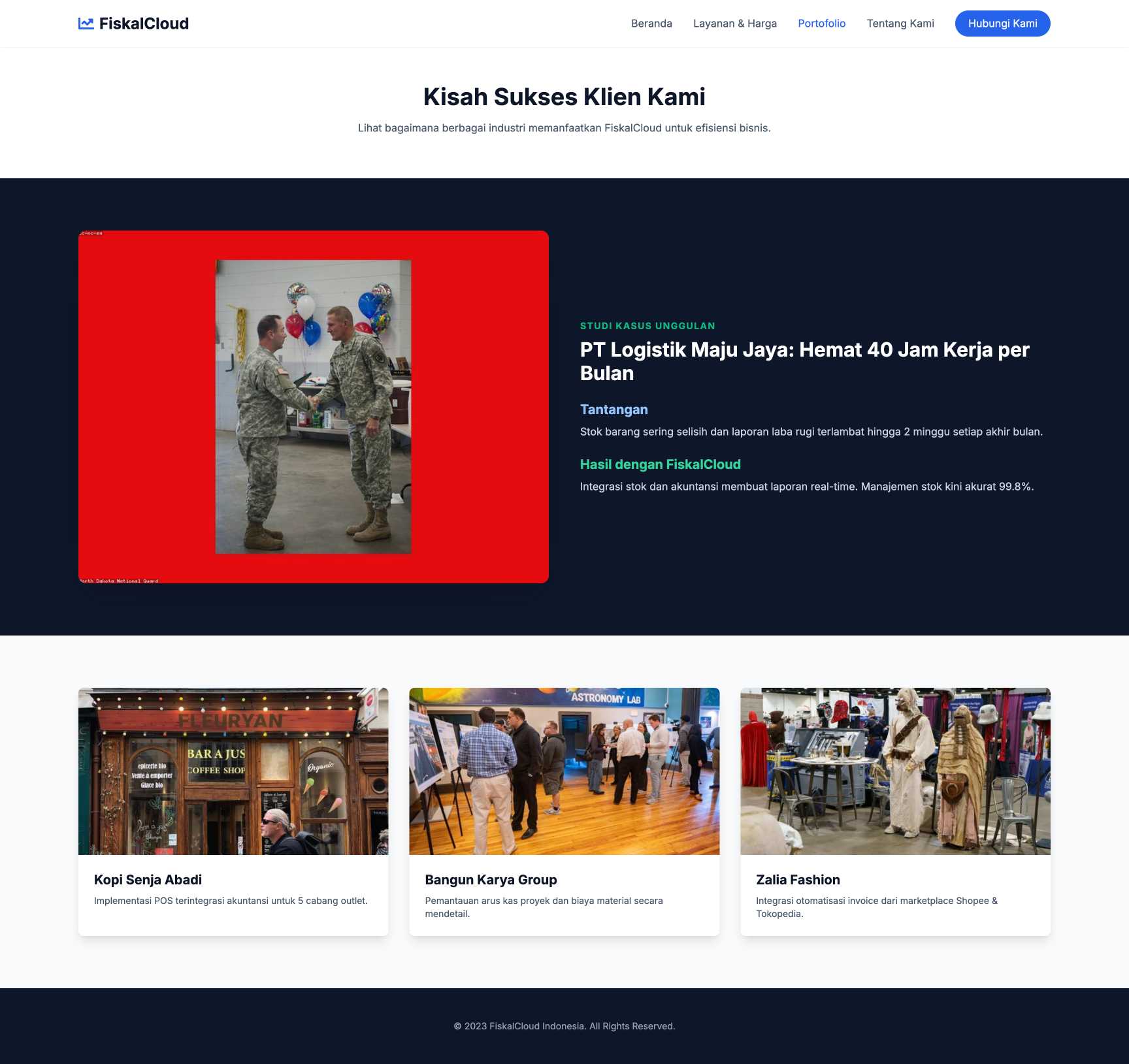 SaaS Akuntansi Cloud | Portfolio