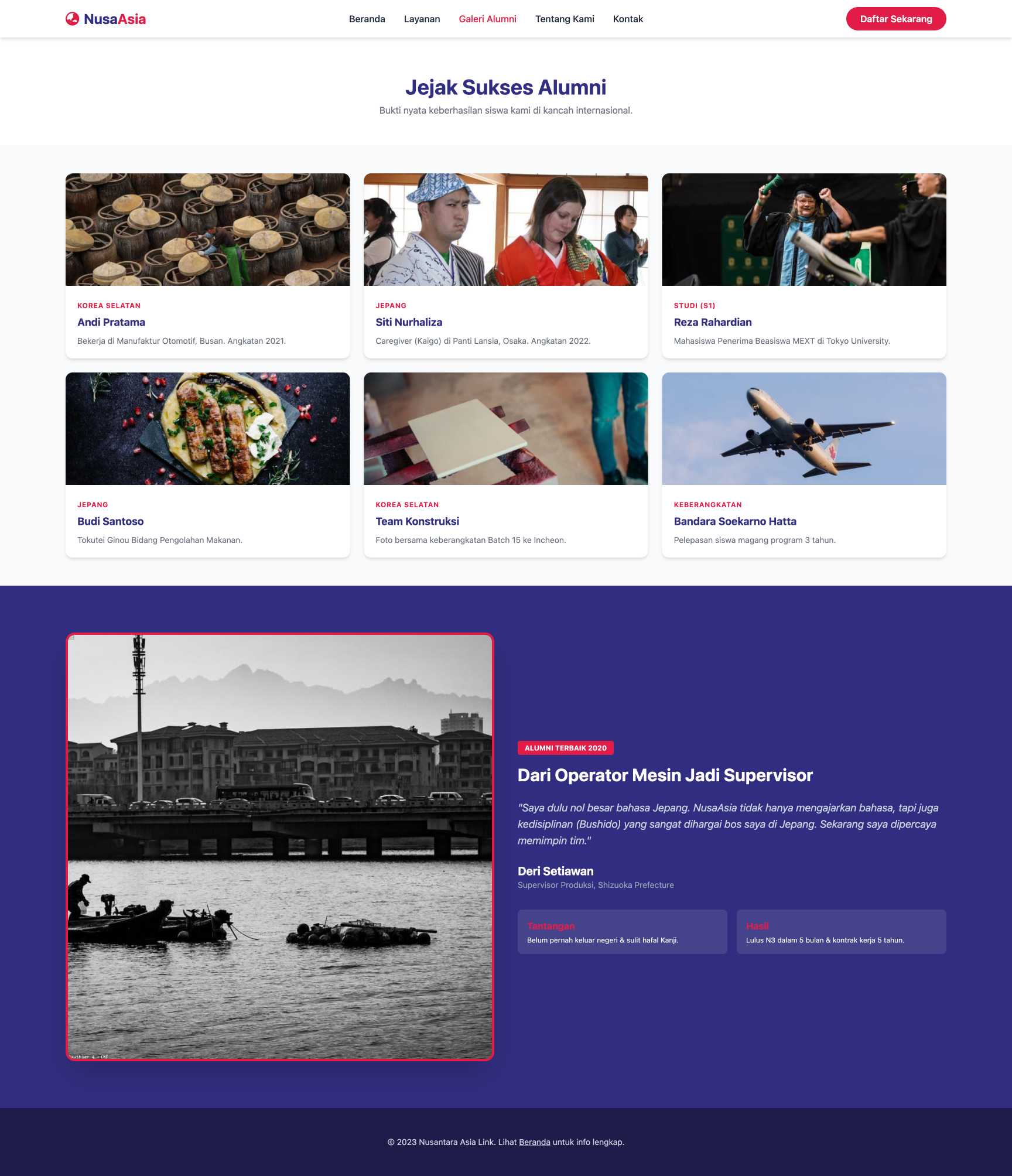 Kursus Bahasa Asing Spesifik (Korea/Jepang) | Portfolio