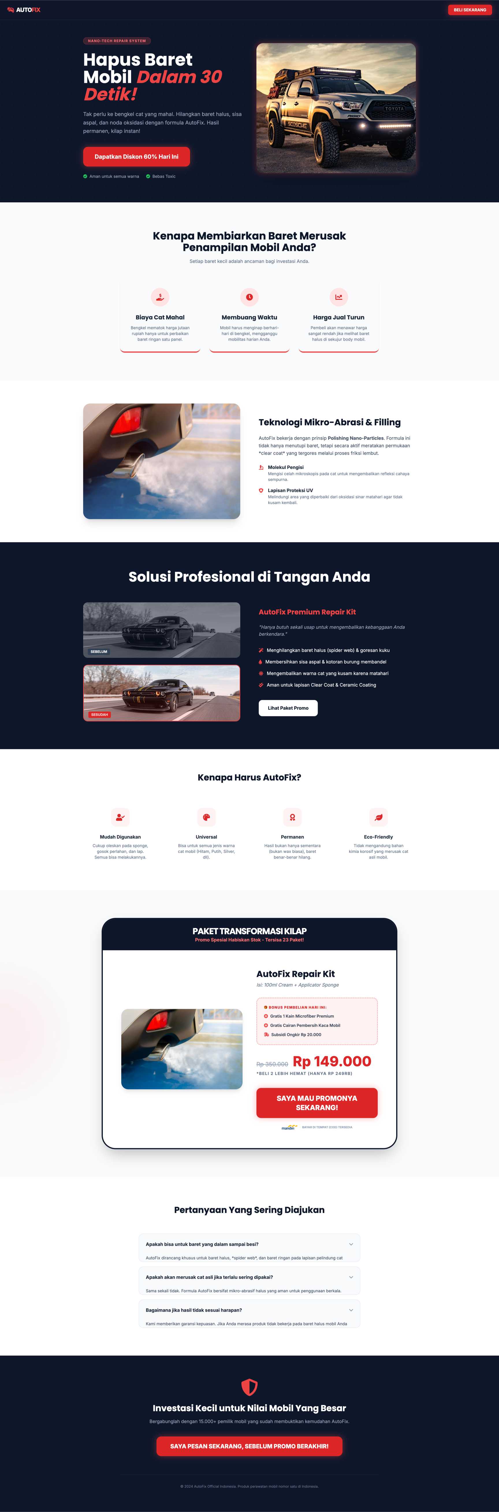 Pembersih Baret Mobil