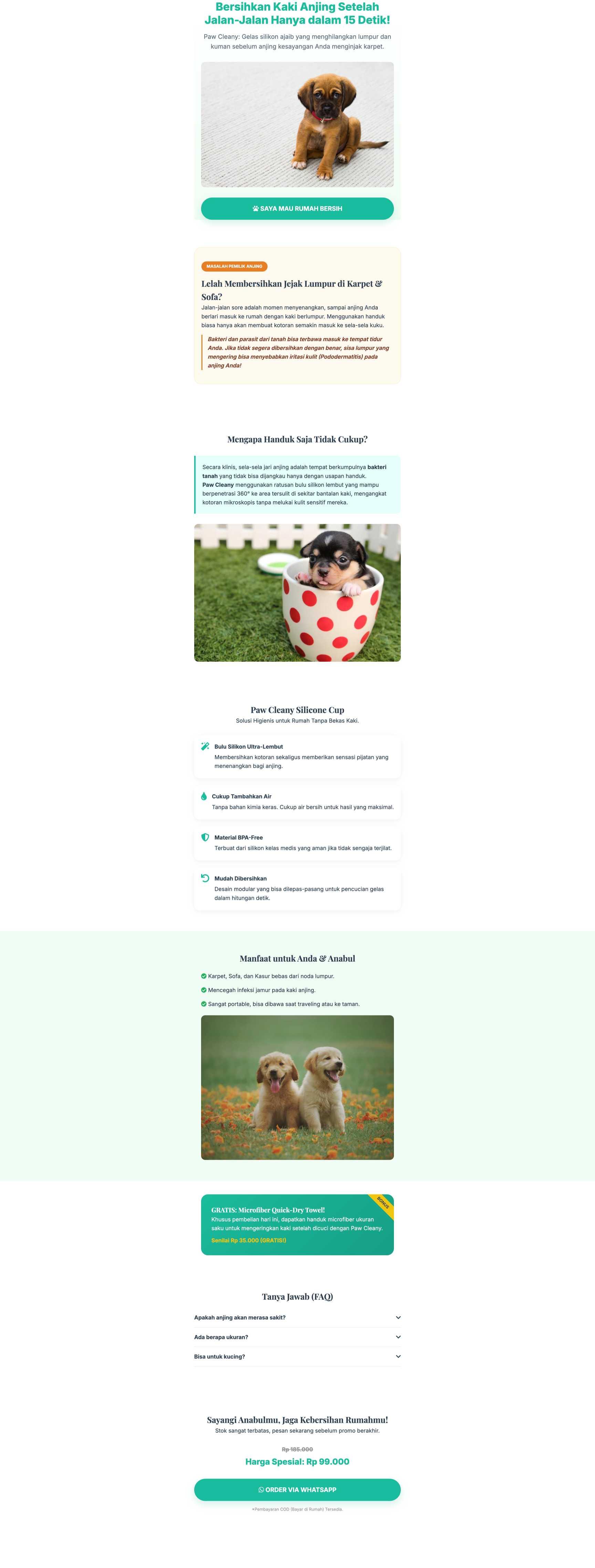 Pembersih Kaki Hewan