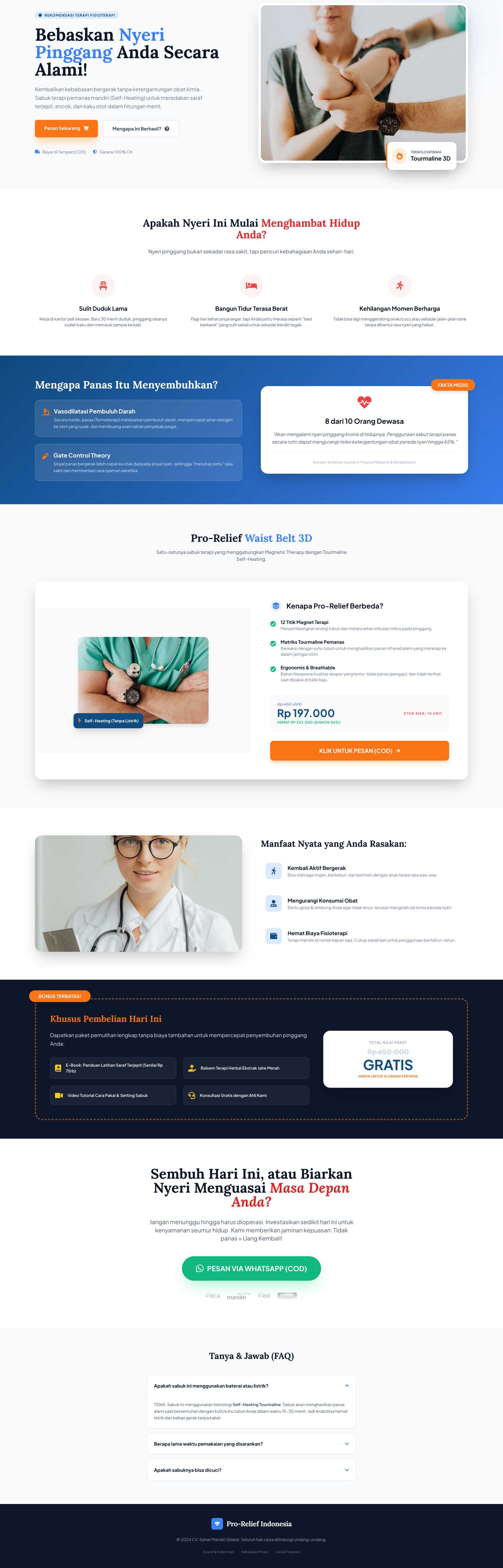 Sabuk Terapi Pinggang