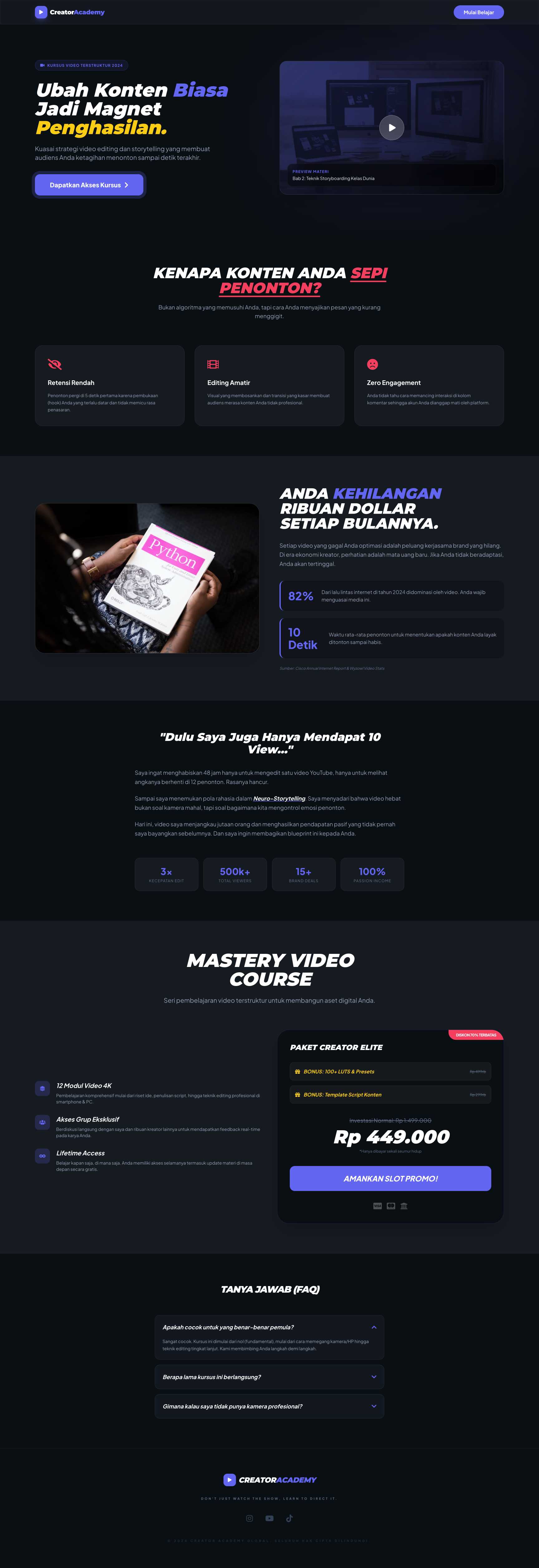 Kelas Online Content Creation